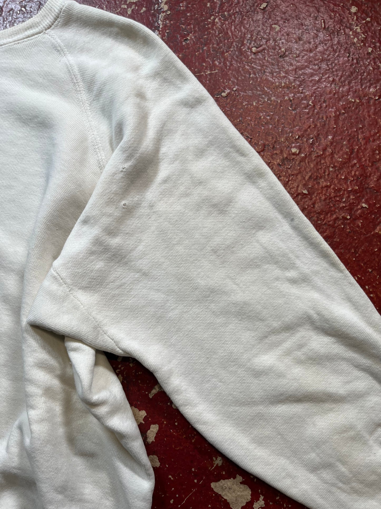 50s/60s White Crewneck