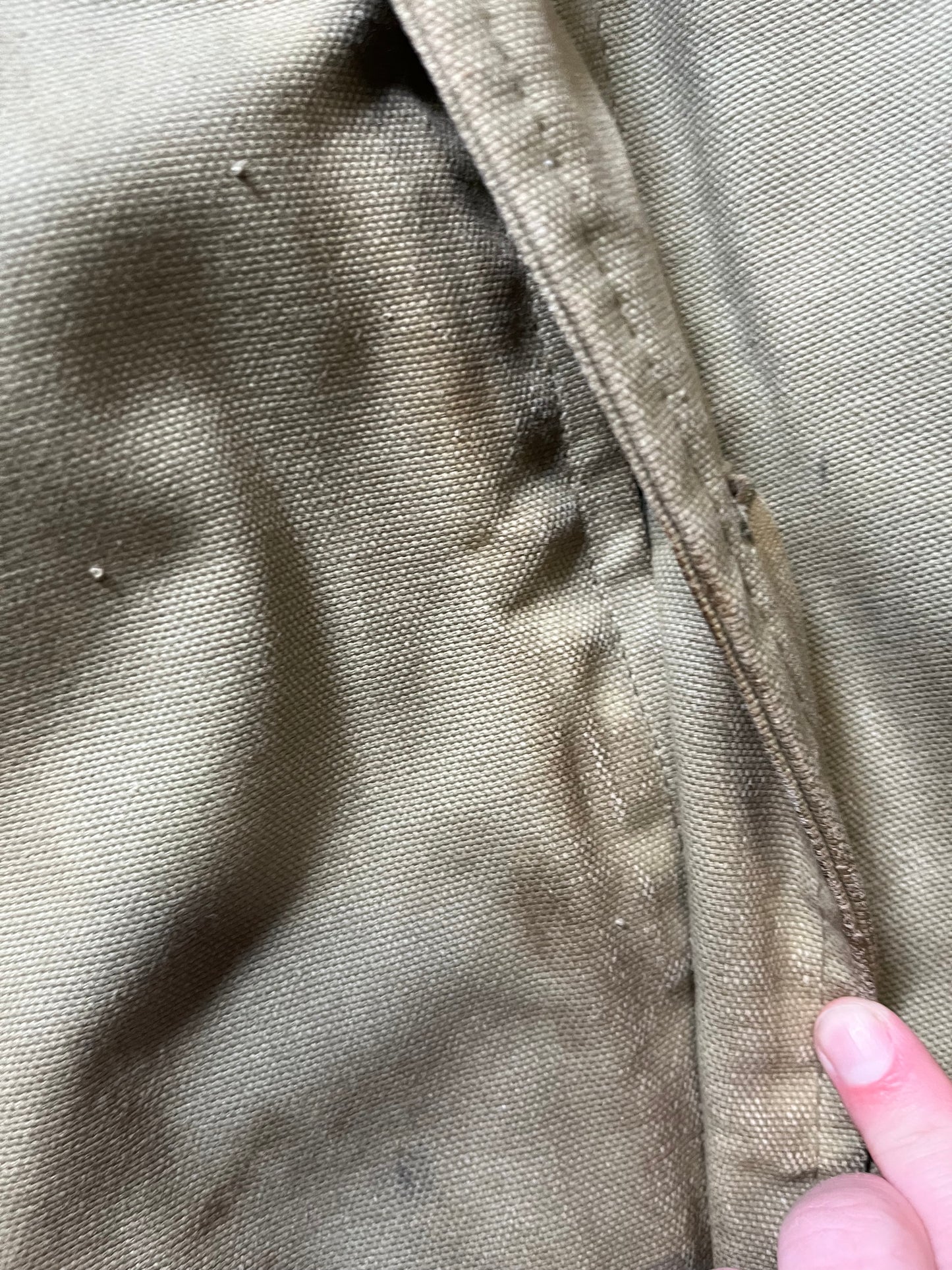 50s/60s Civilian Fur Lined Hooded Jacket