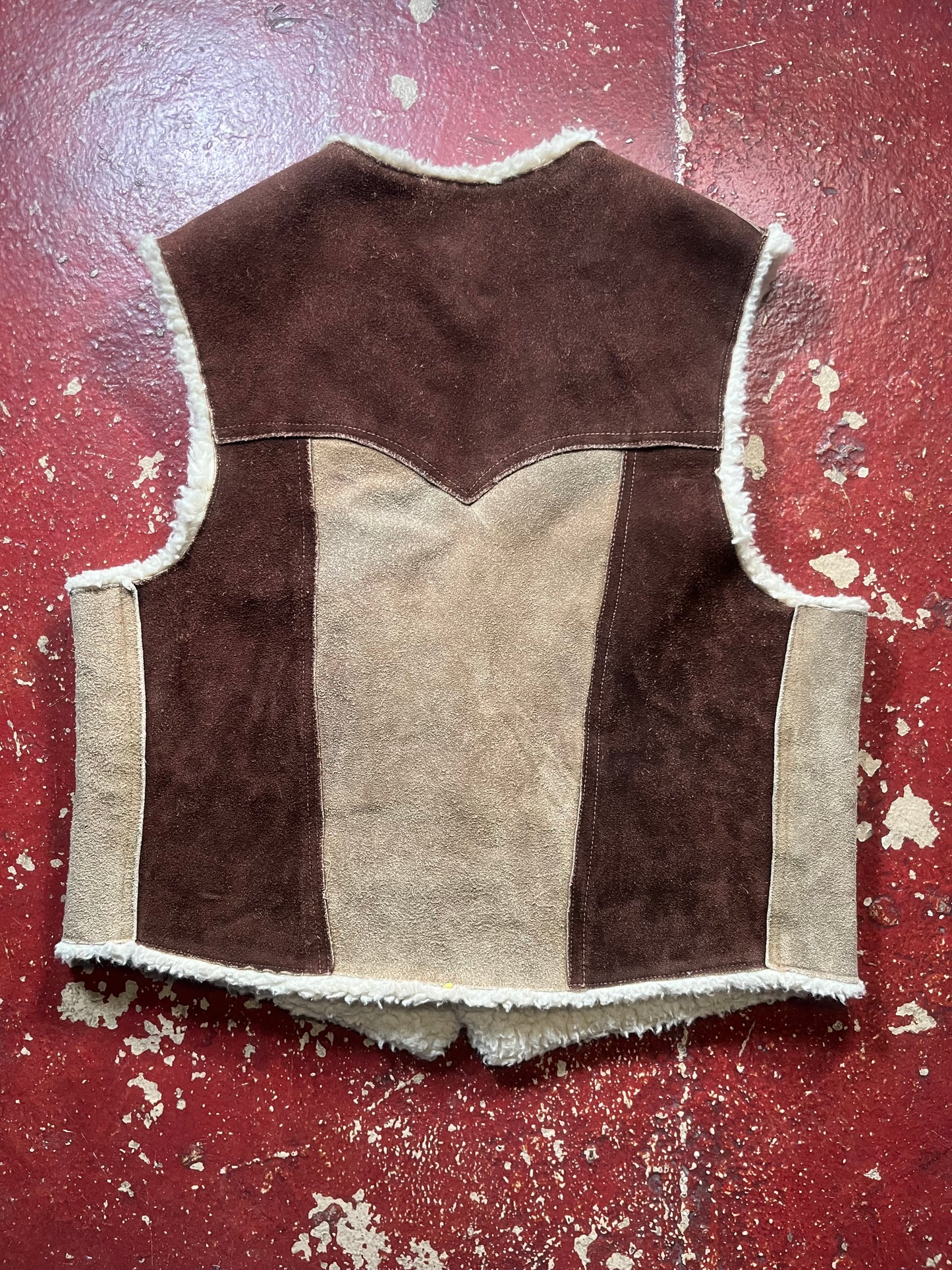 60s/70s Brown Suede Vest