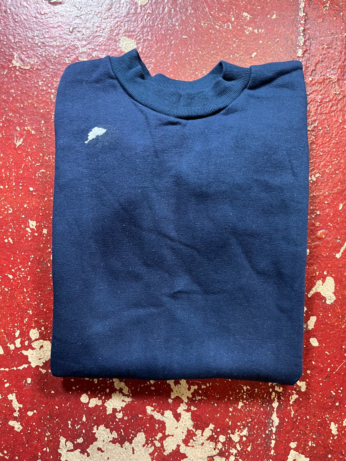 70s Blue Short Sleeve Crewneck