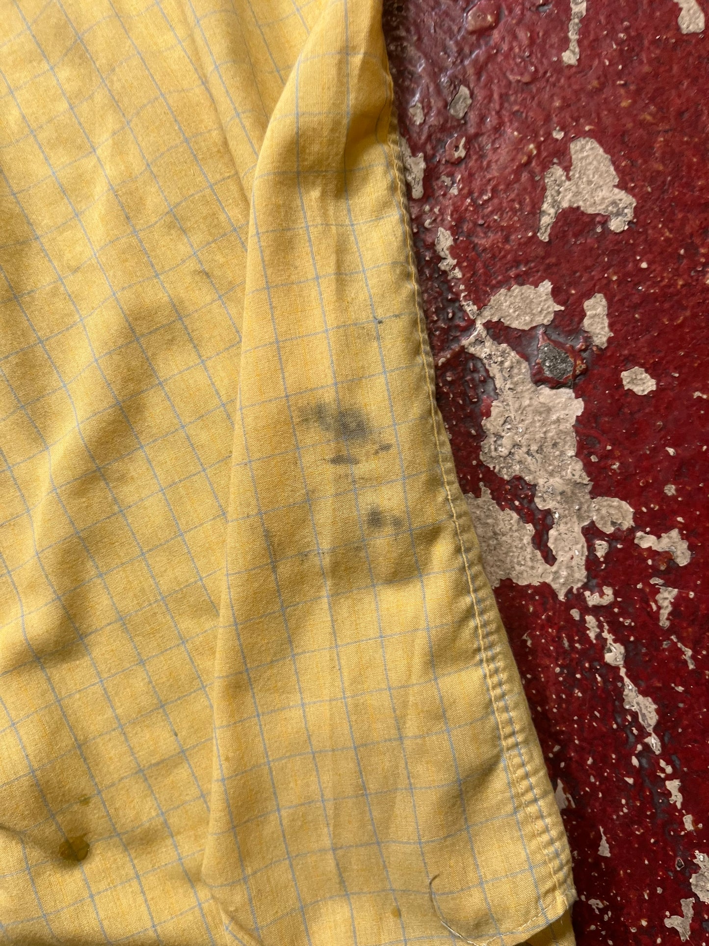 50s/60s Hamers Yellow Short Sleeve Button Up Shirt