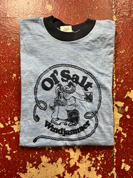 80s Ol Salt Windjammer Ringer Tee