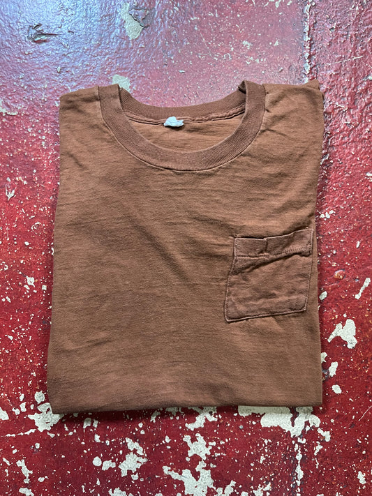 60s/70s Brown Pocket Tee
