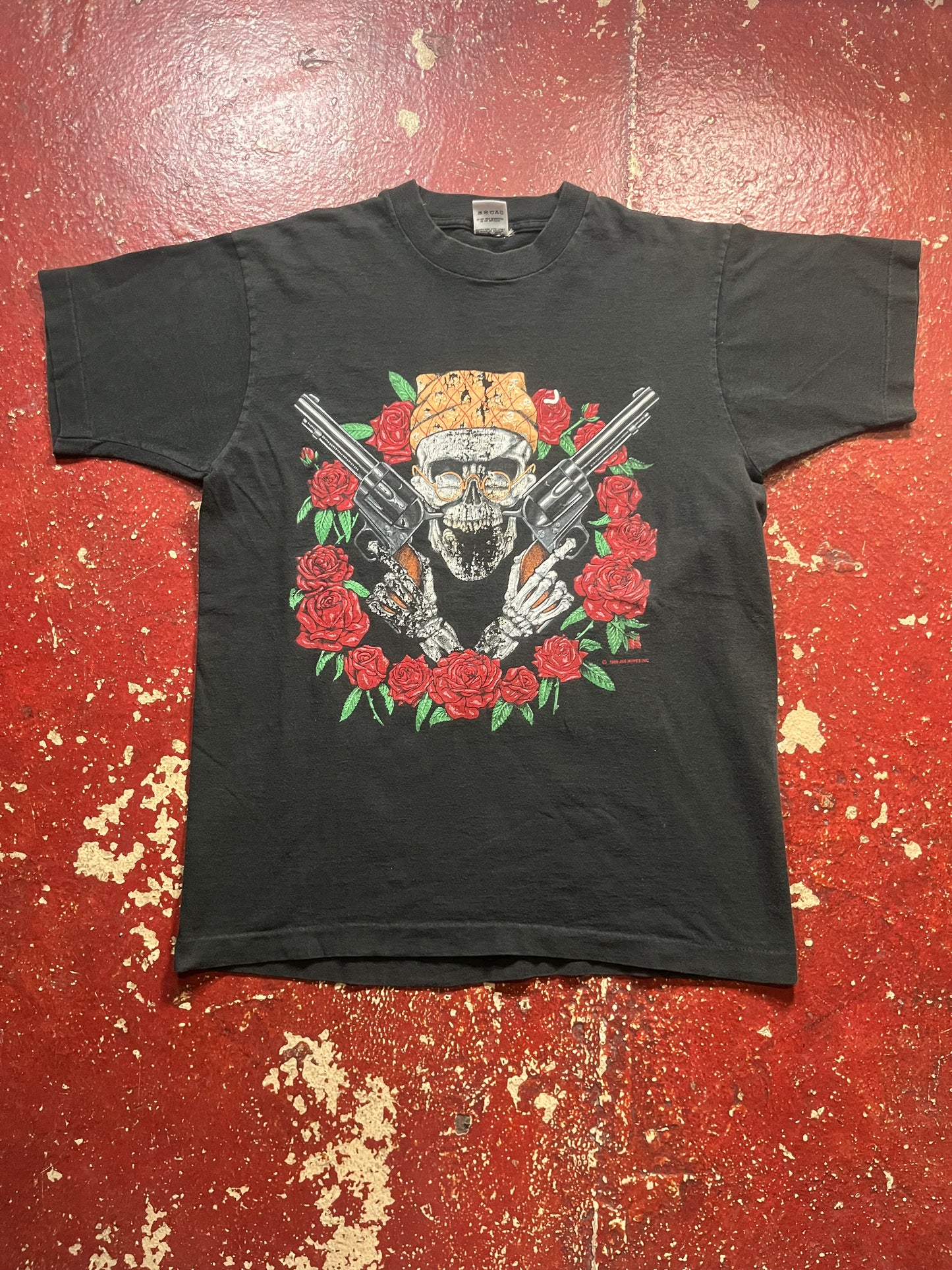 90s Roses & Skull Tee