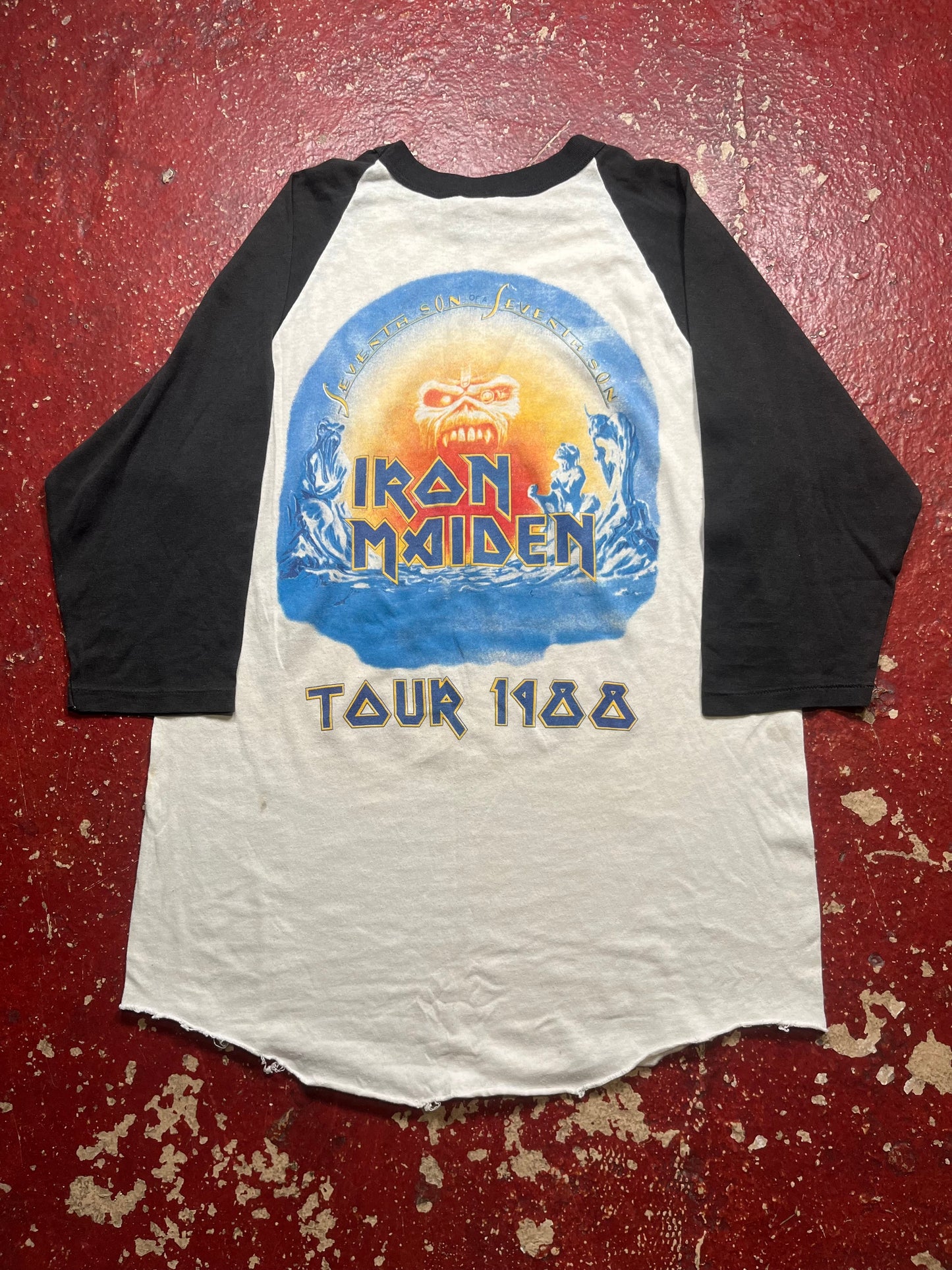 1988 Iron Maiden Quarter Sleeve Shirt