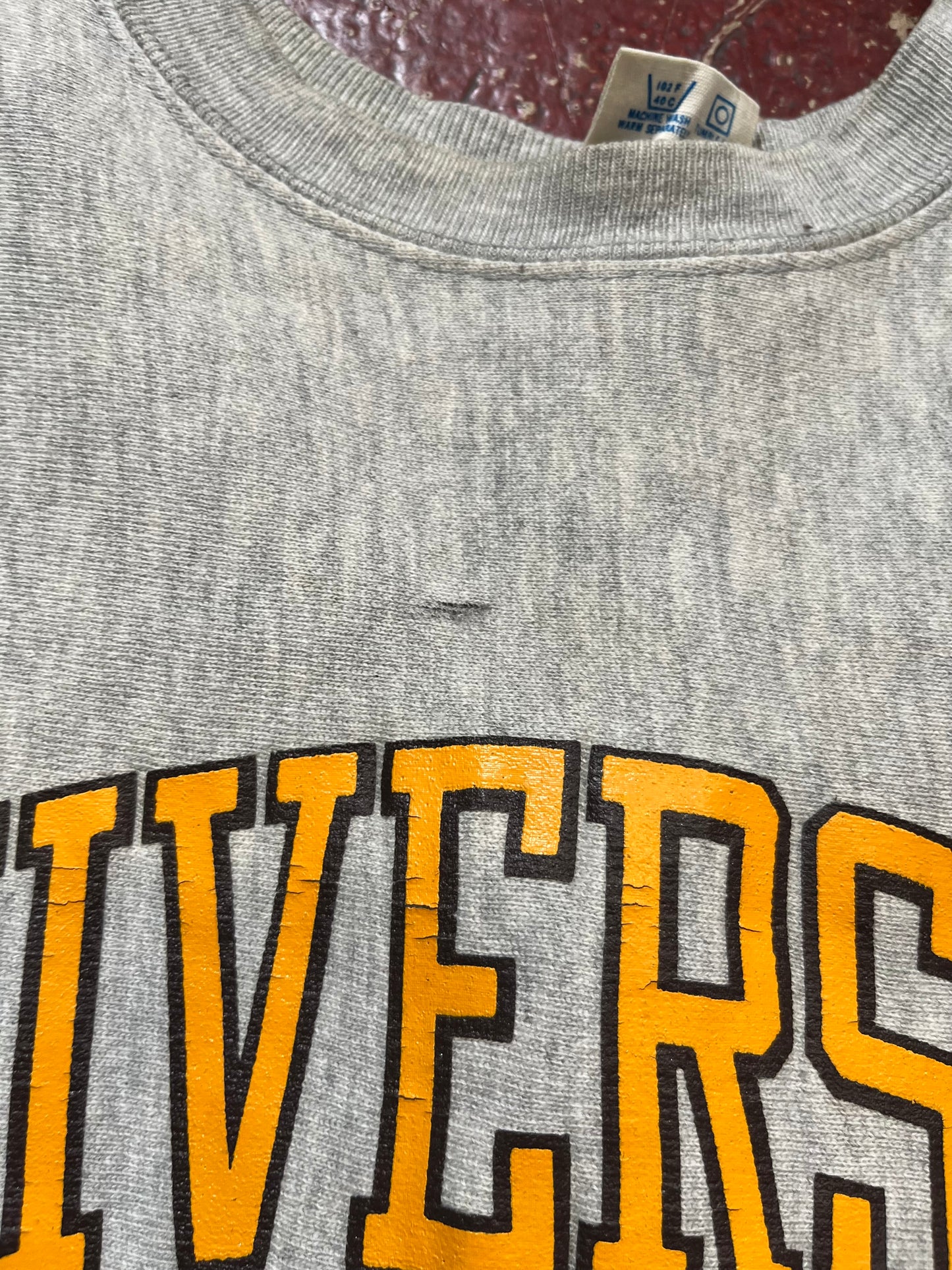 80s Champion Reverse Weave University Of Wyoming Crewneck