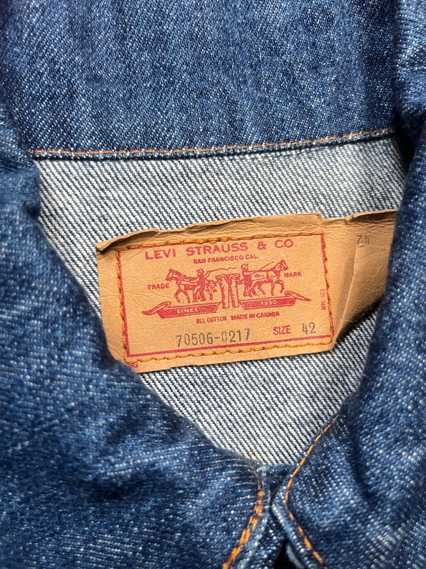 80s Levis Denim Jacket