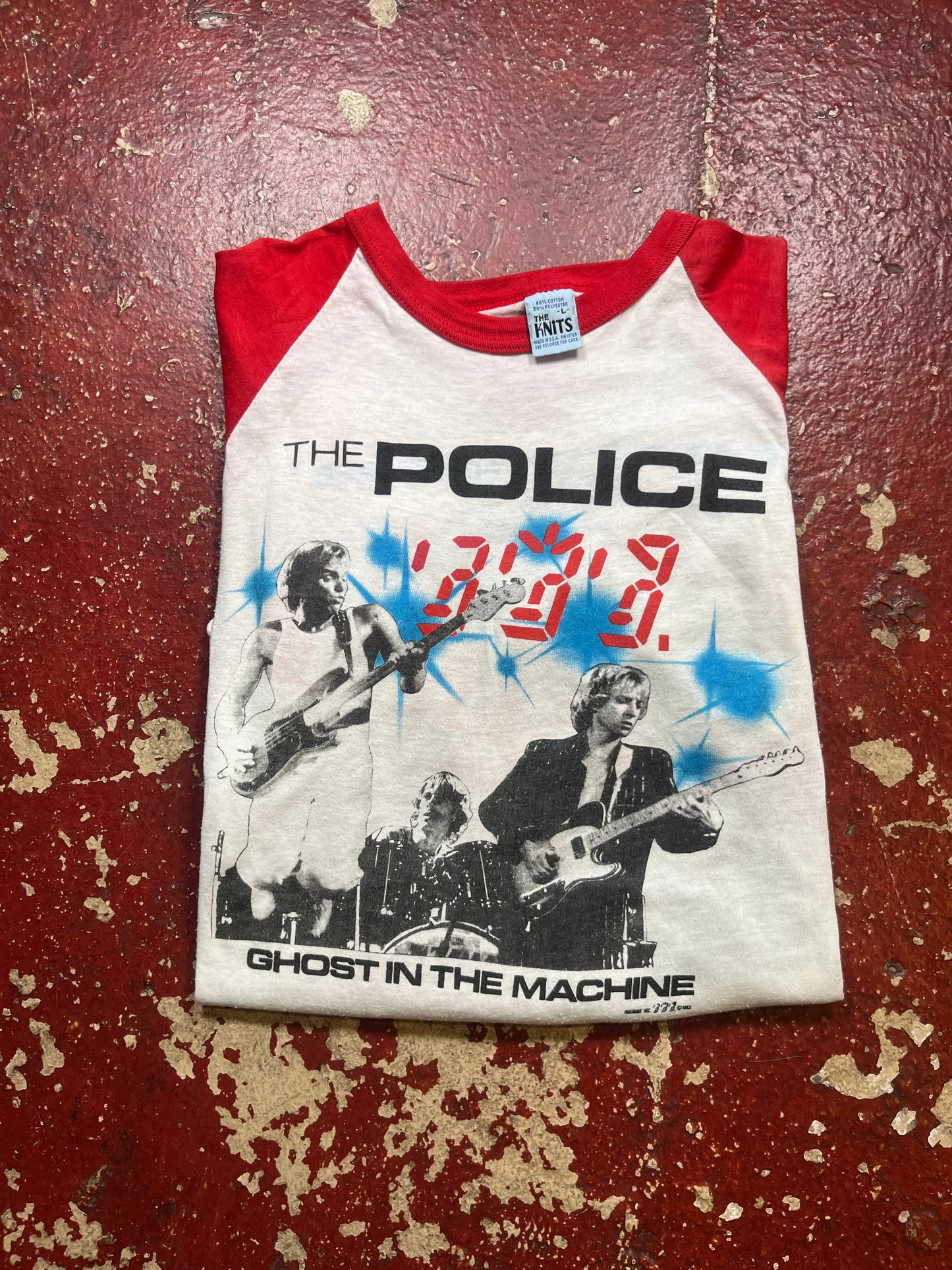 1982 The Police “Ghost In The Machine” Raglan Shirt