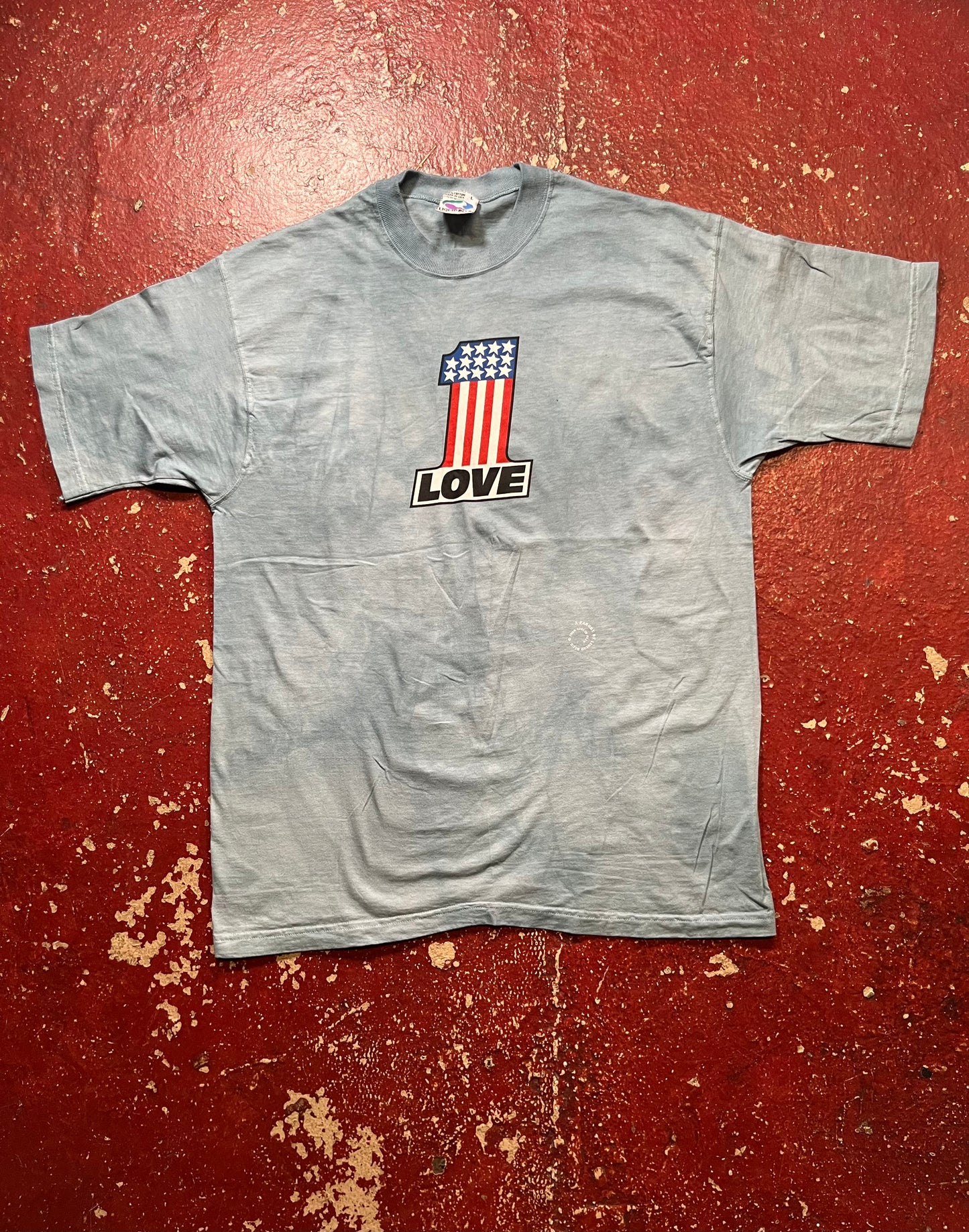 90s Liquid Blue Love Tee