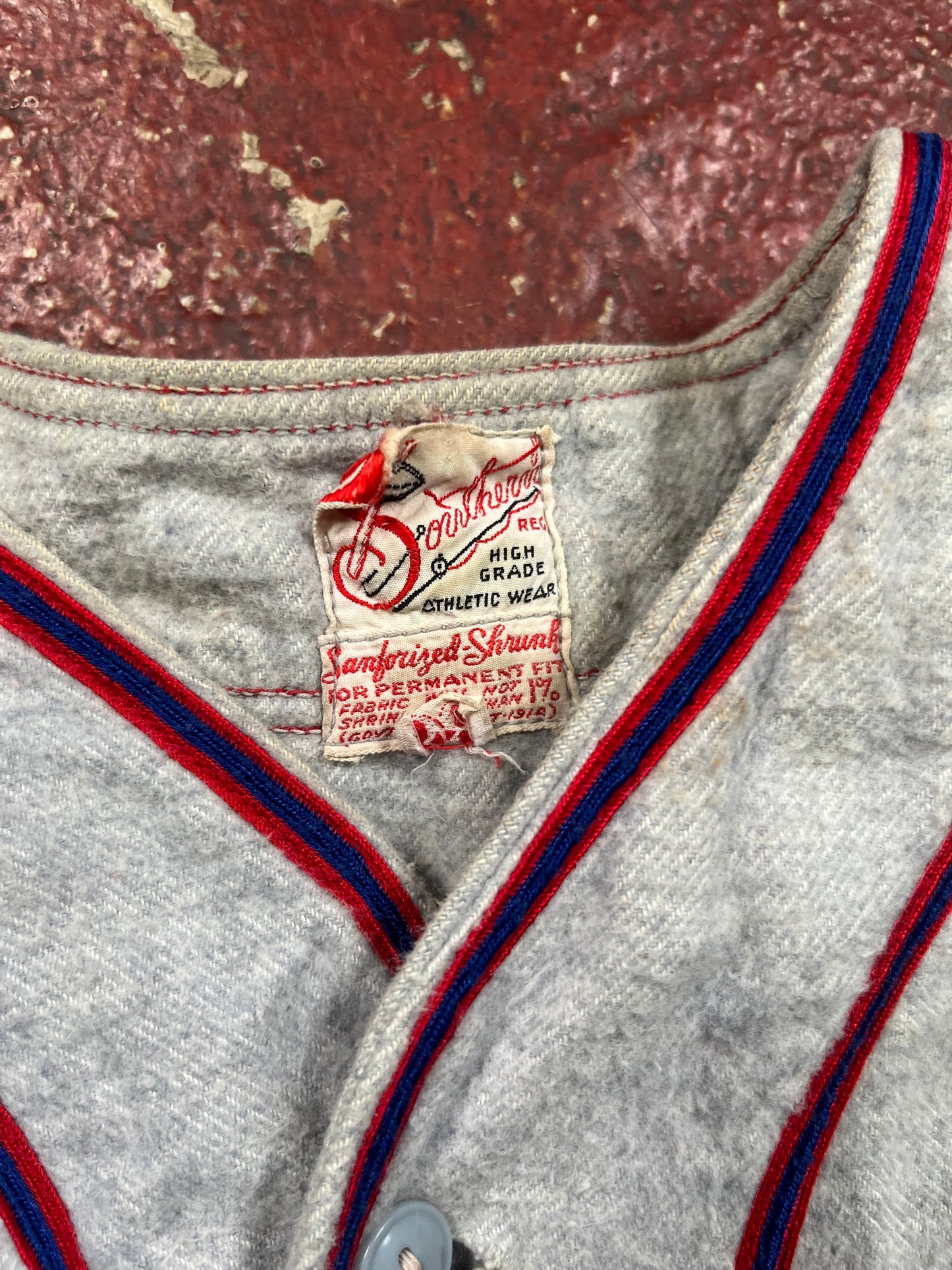 1950s Wool Baseball Jersey