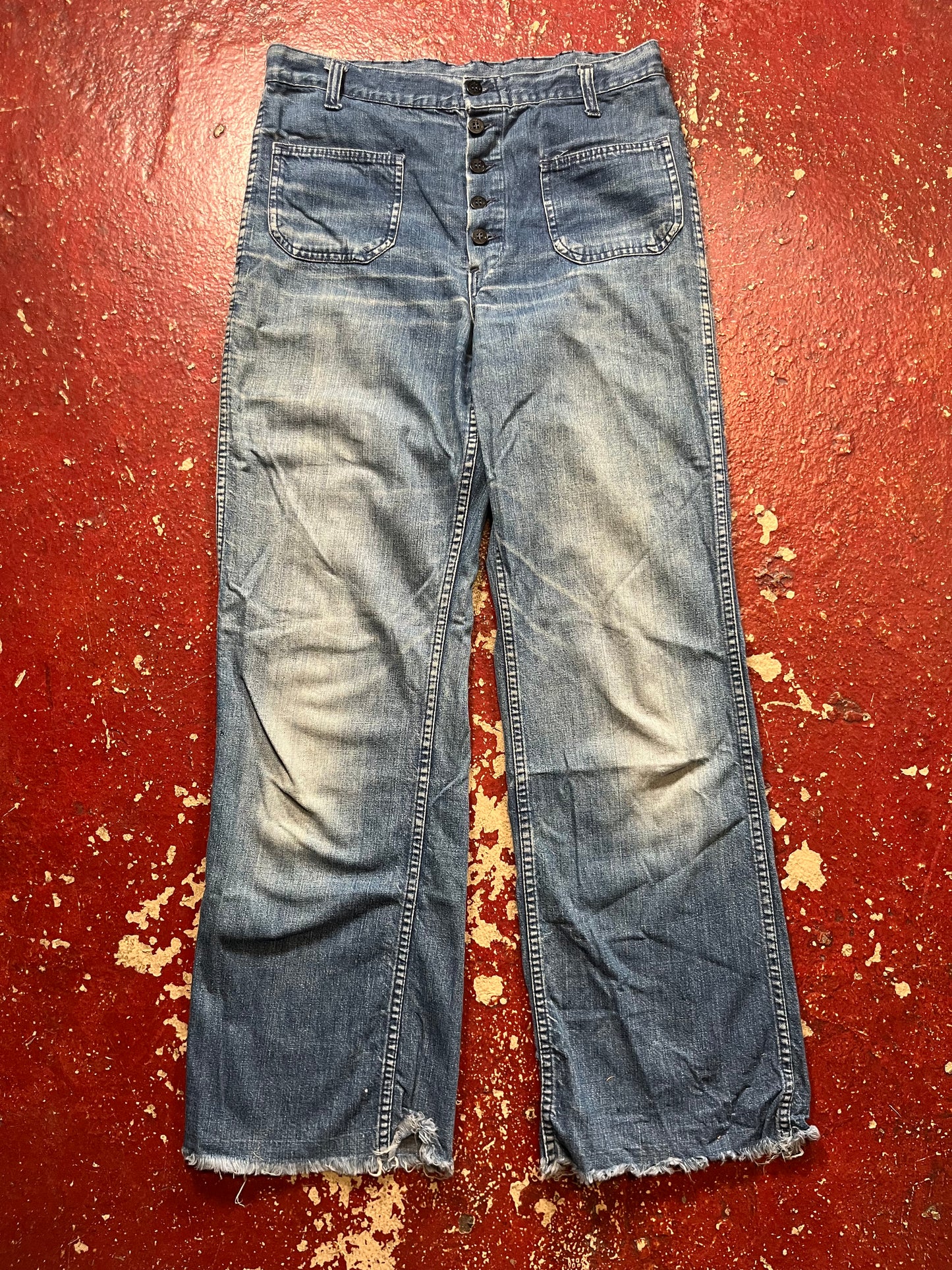 60s Seafarer Front Button Fly Jeans