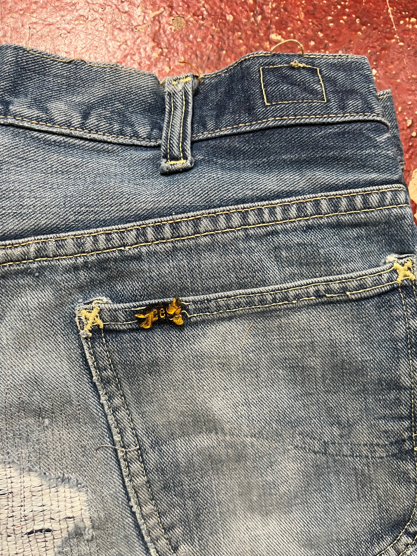 60s Lee Riders Half Selvedge Jeans