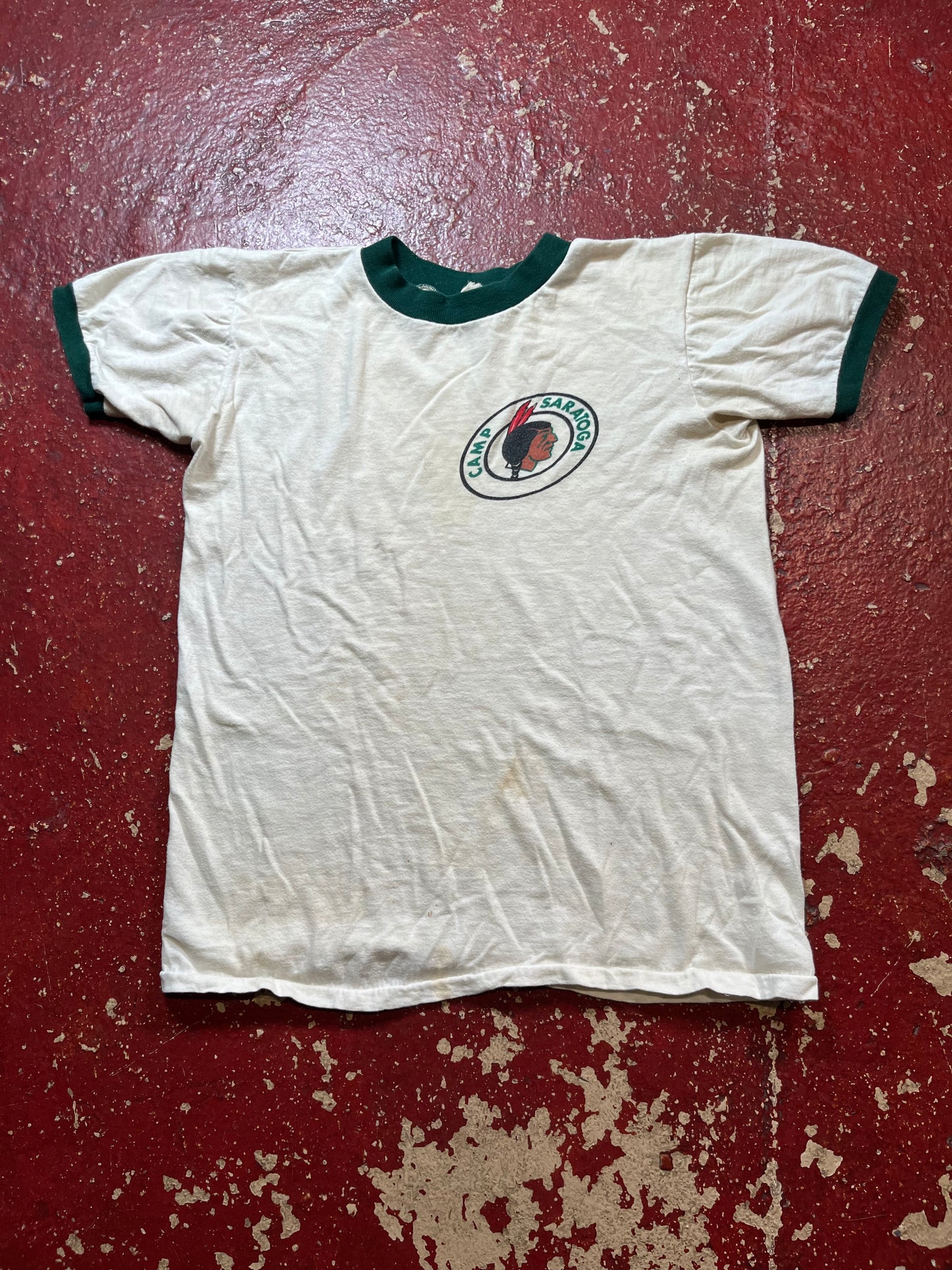 60s Camp Saratoga Ringer Tee