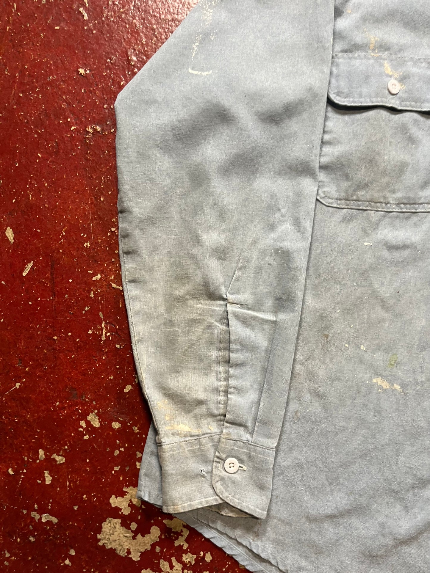 80s Big Mac Chambray Long Sleeve Shirt
