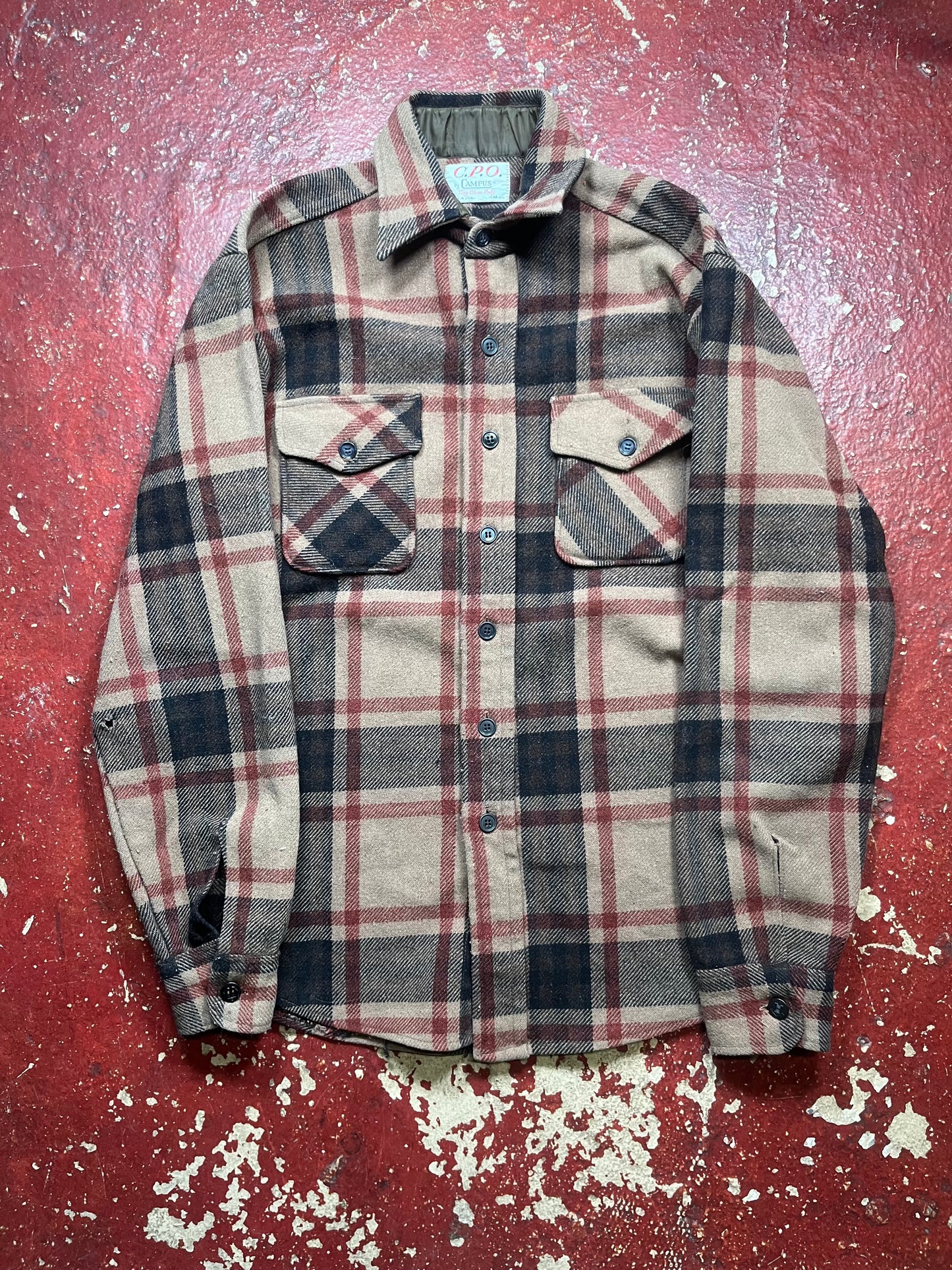 70s CPO Campus Wool Flannel