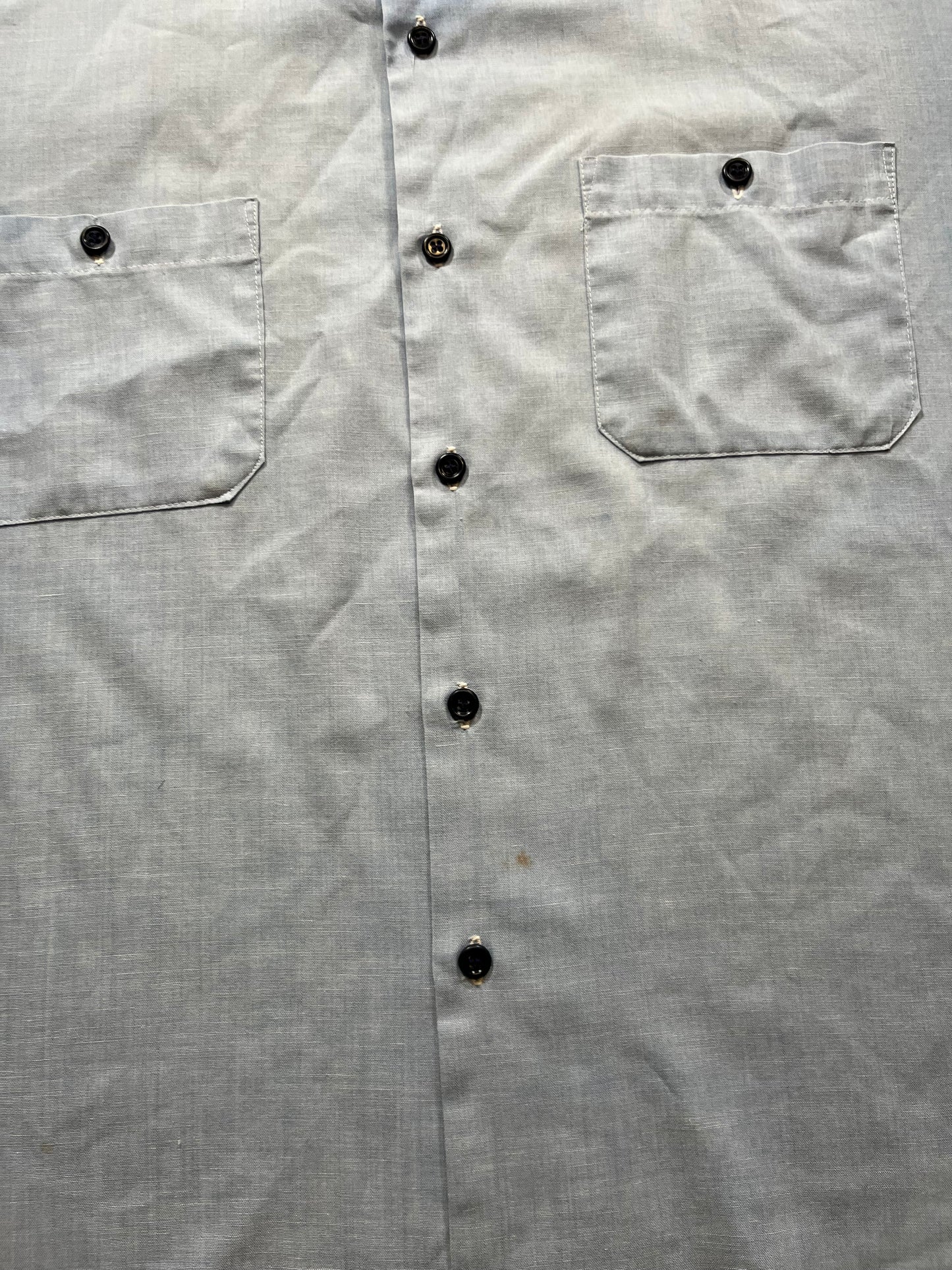 70s Sears Blue Short Sleeve Shirt