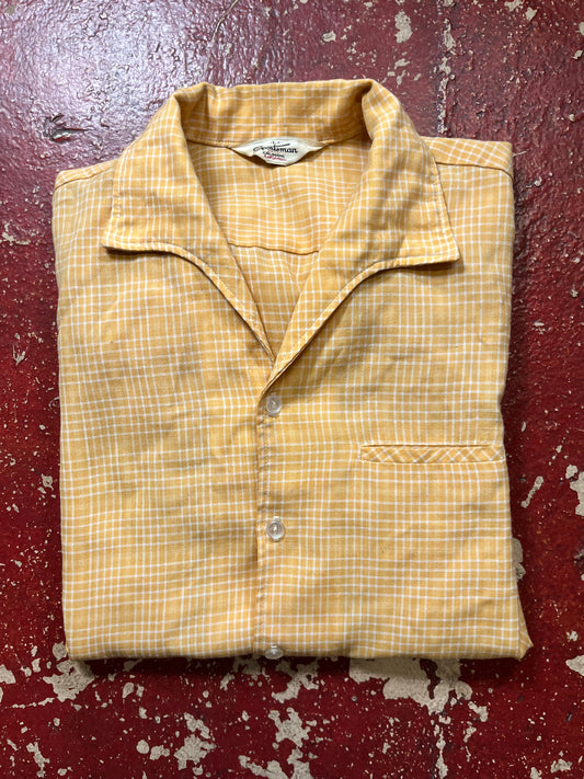 50s Sportsman Yellow Short Sleeve Shirt