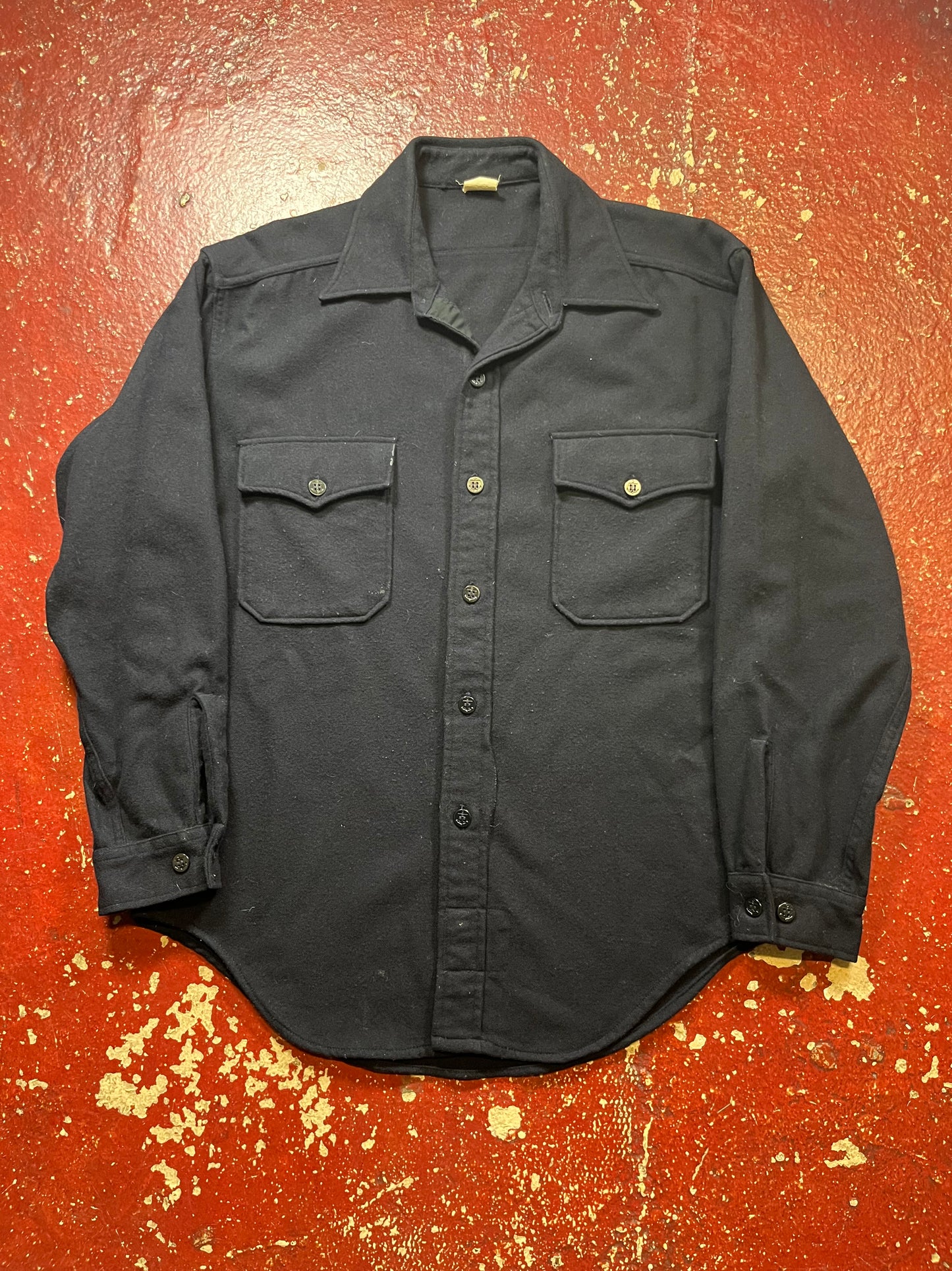 70s CPO Blue Flannel