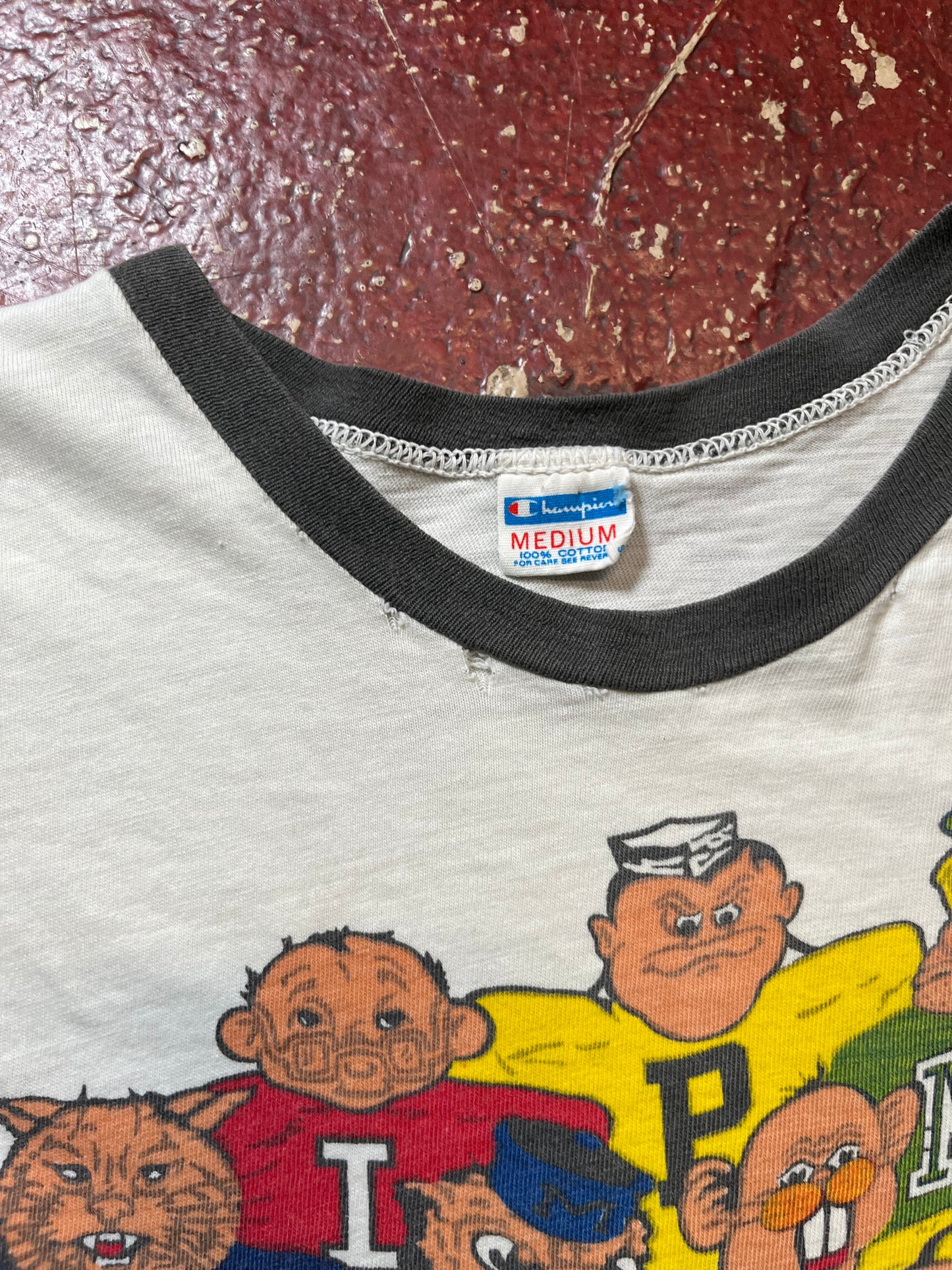 70s Champion Big Ten Ringer Tee