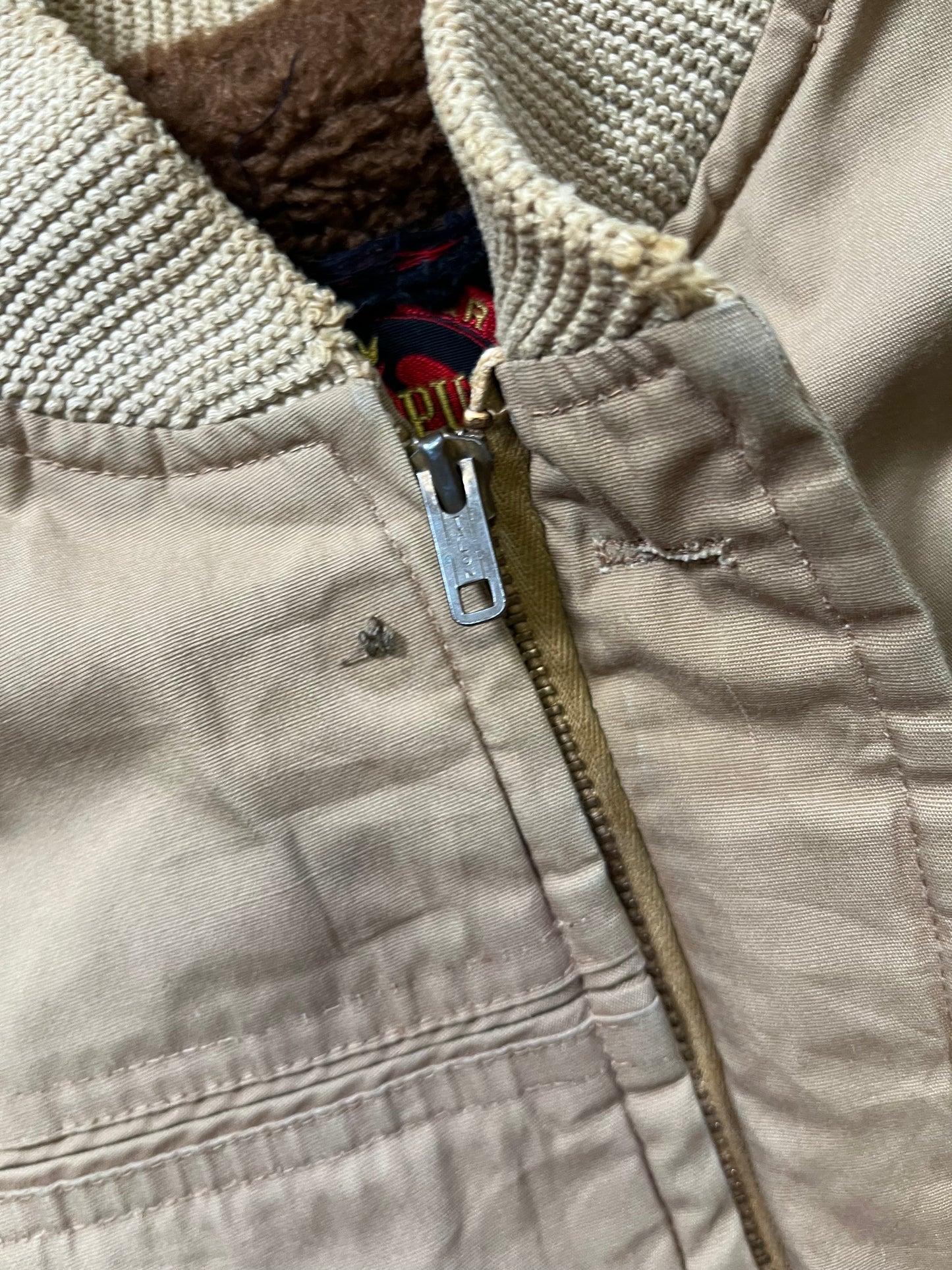 60s/70s Campus Brown Jacket