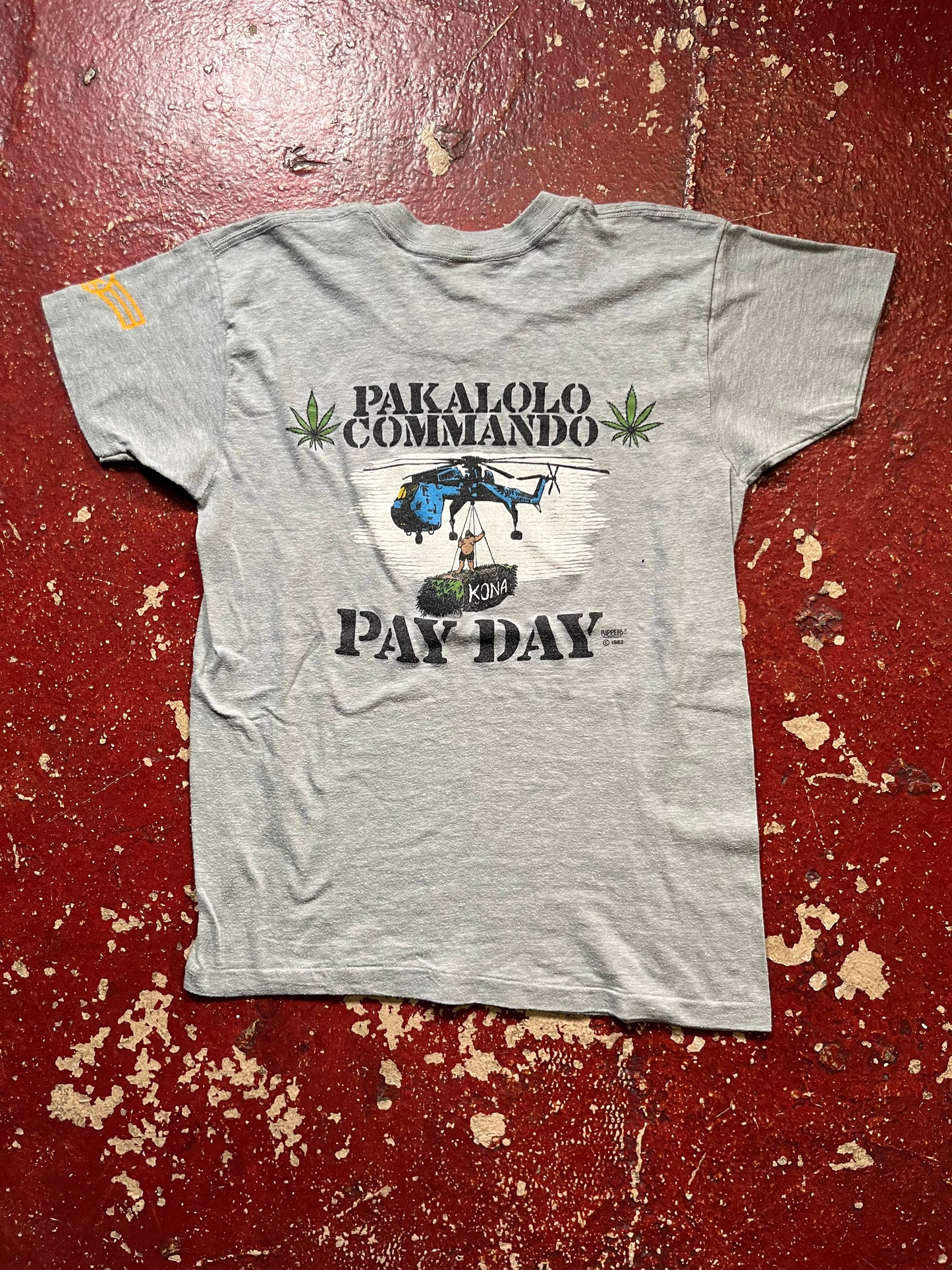 80s Weed Pakalolo Commando Tee