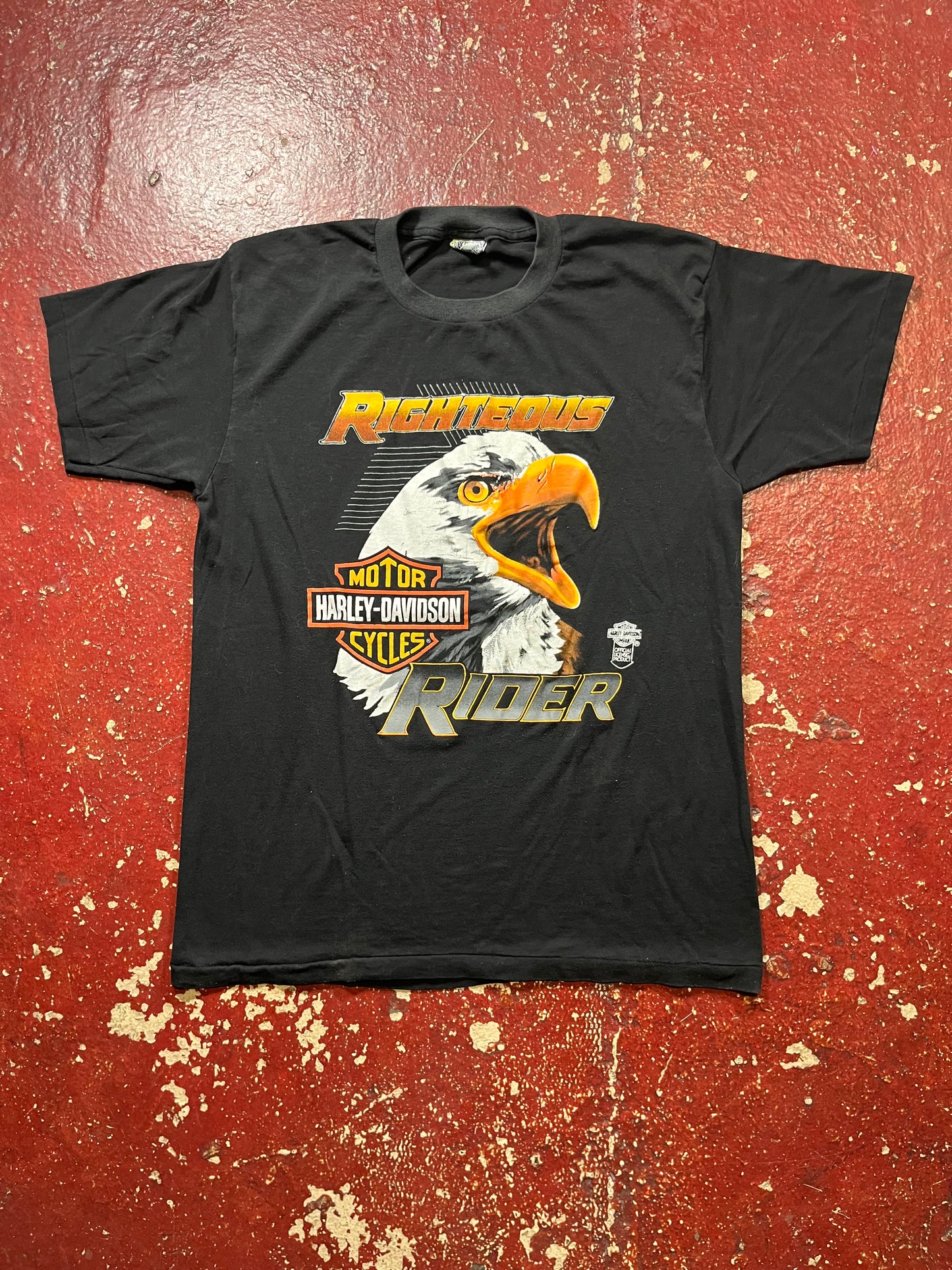 80s Harley Davidson “Righteous Rider” Tee