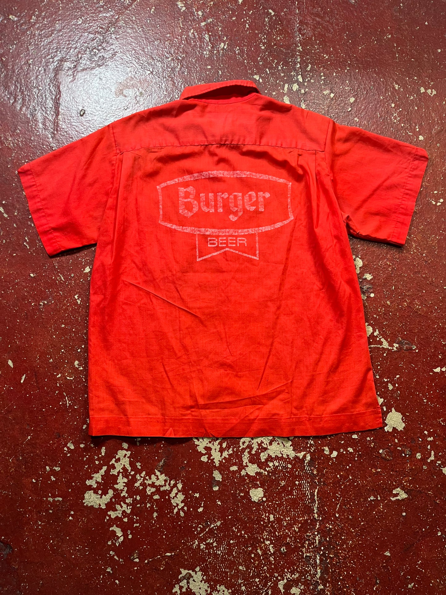 70s Hilton Burger & Beer Bowling Shirt