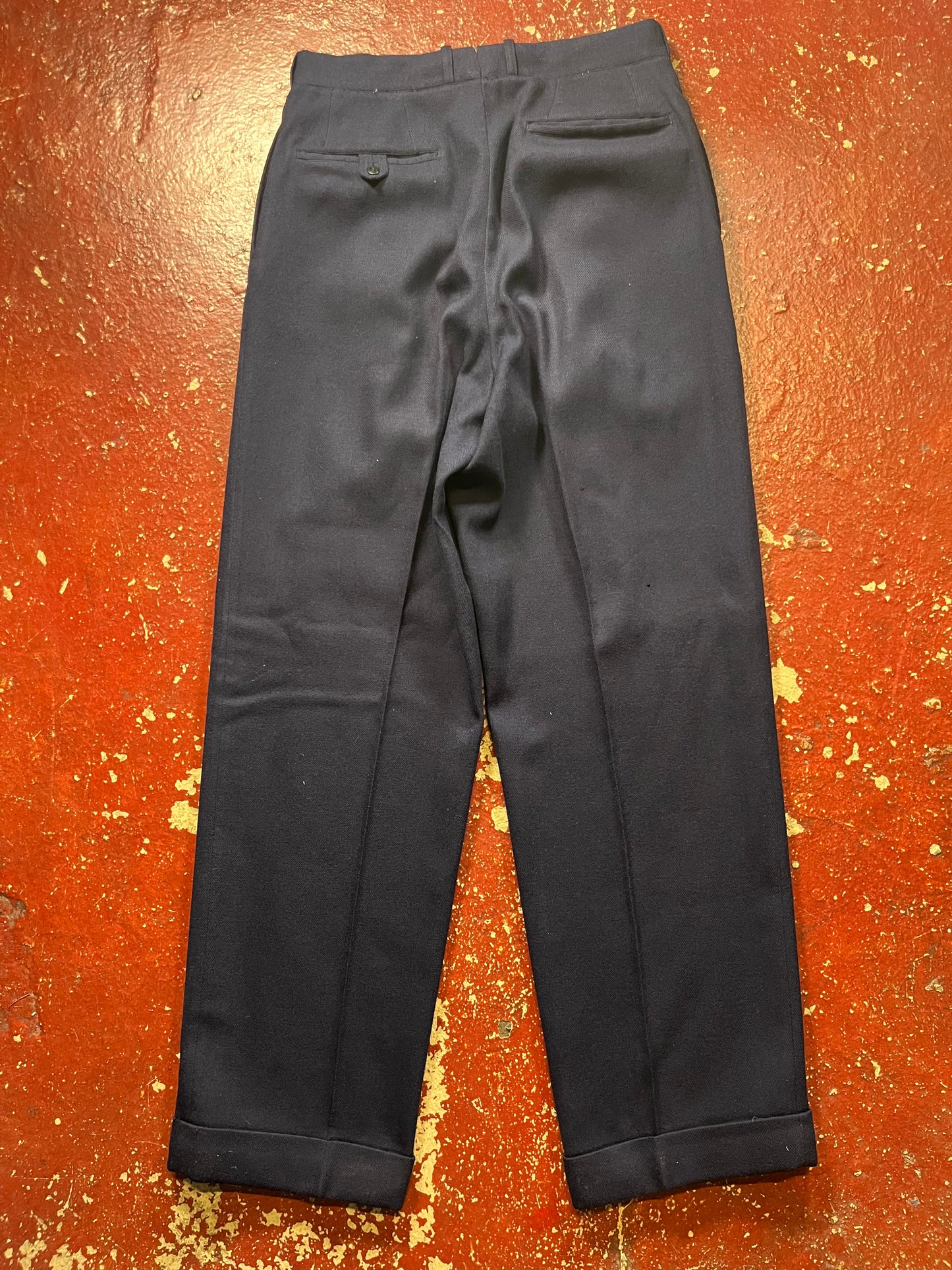 50s Blue Whipcord Pants