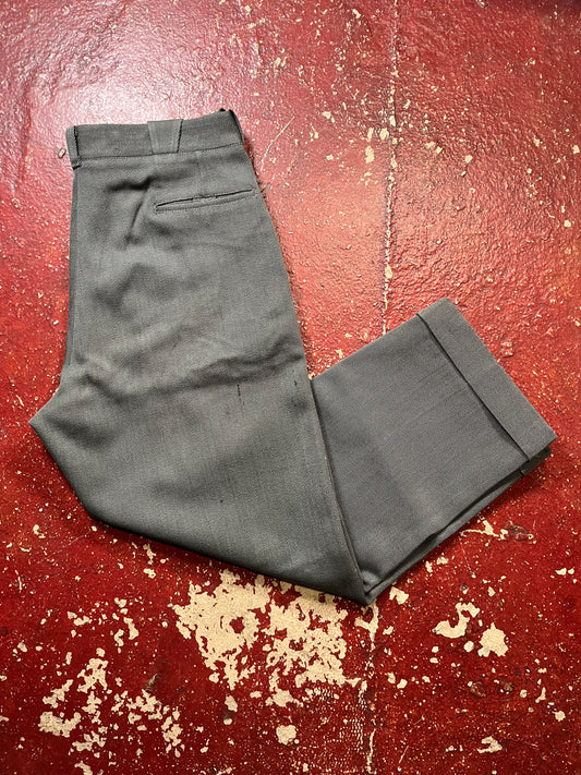 50s Days Whipcord Grey Pants
