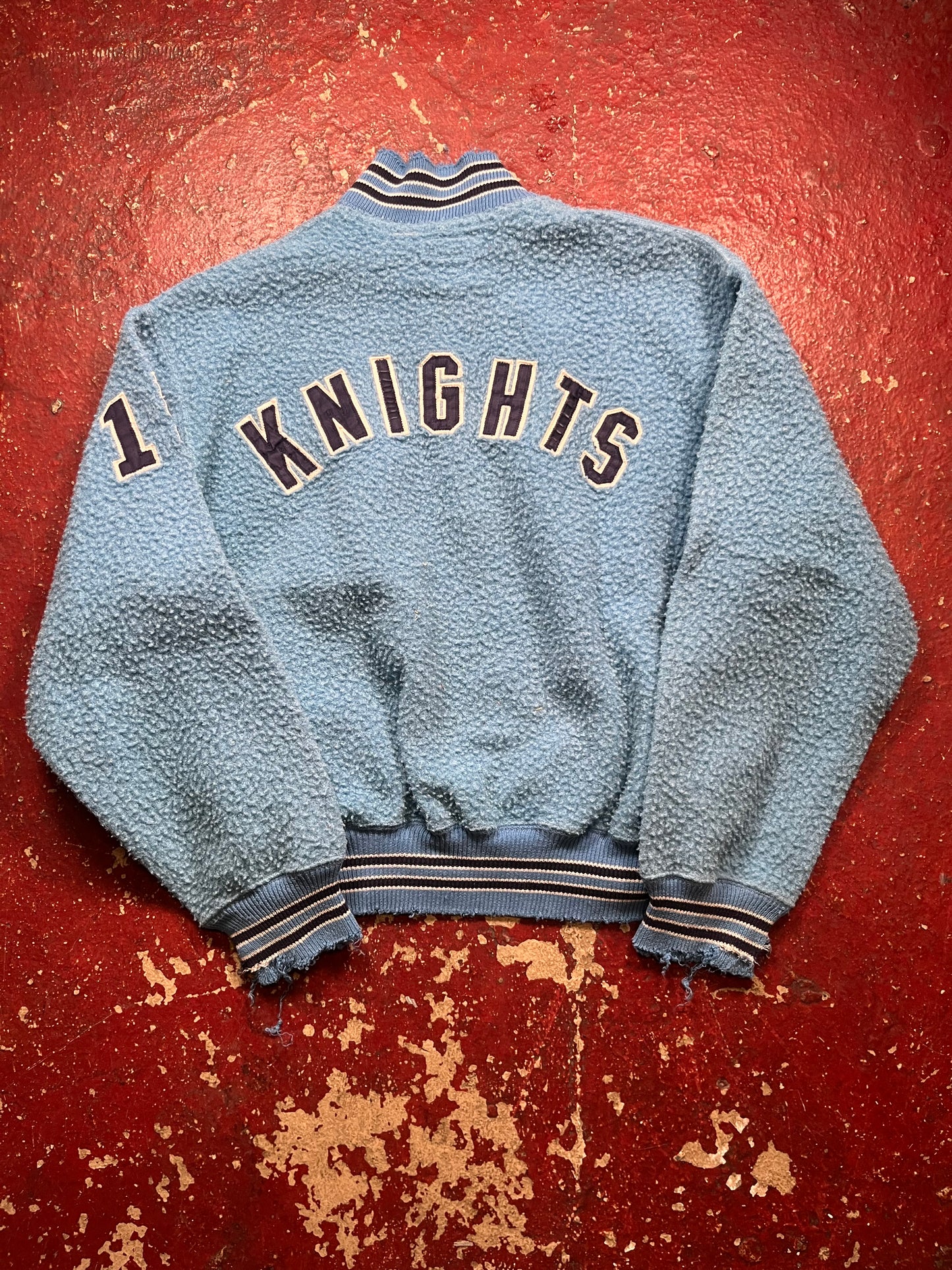 60s Crosthwaite “Knights” Quarter Zip Sweater