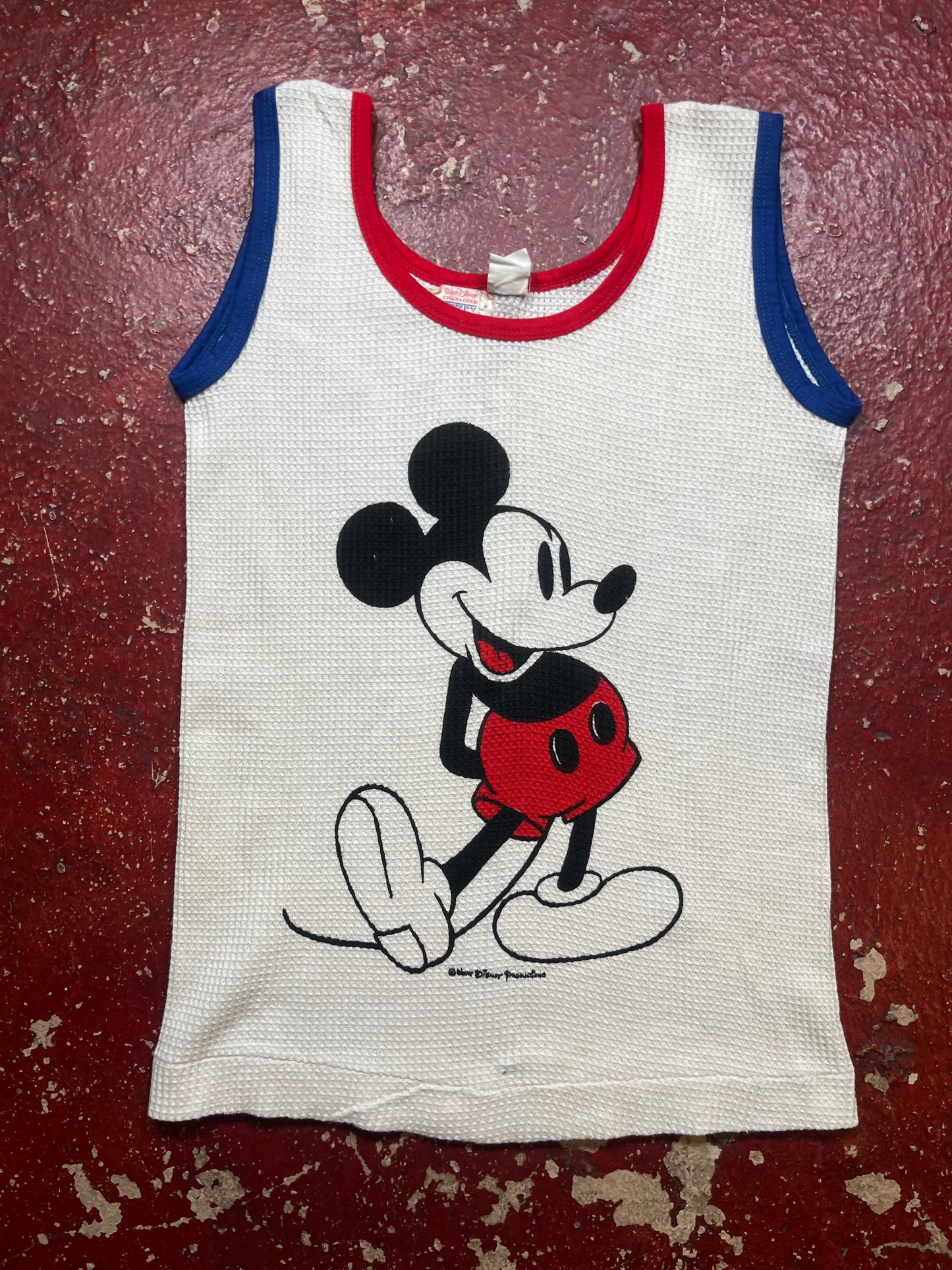 70s Mickey Mouse Thermal Tank Top