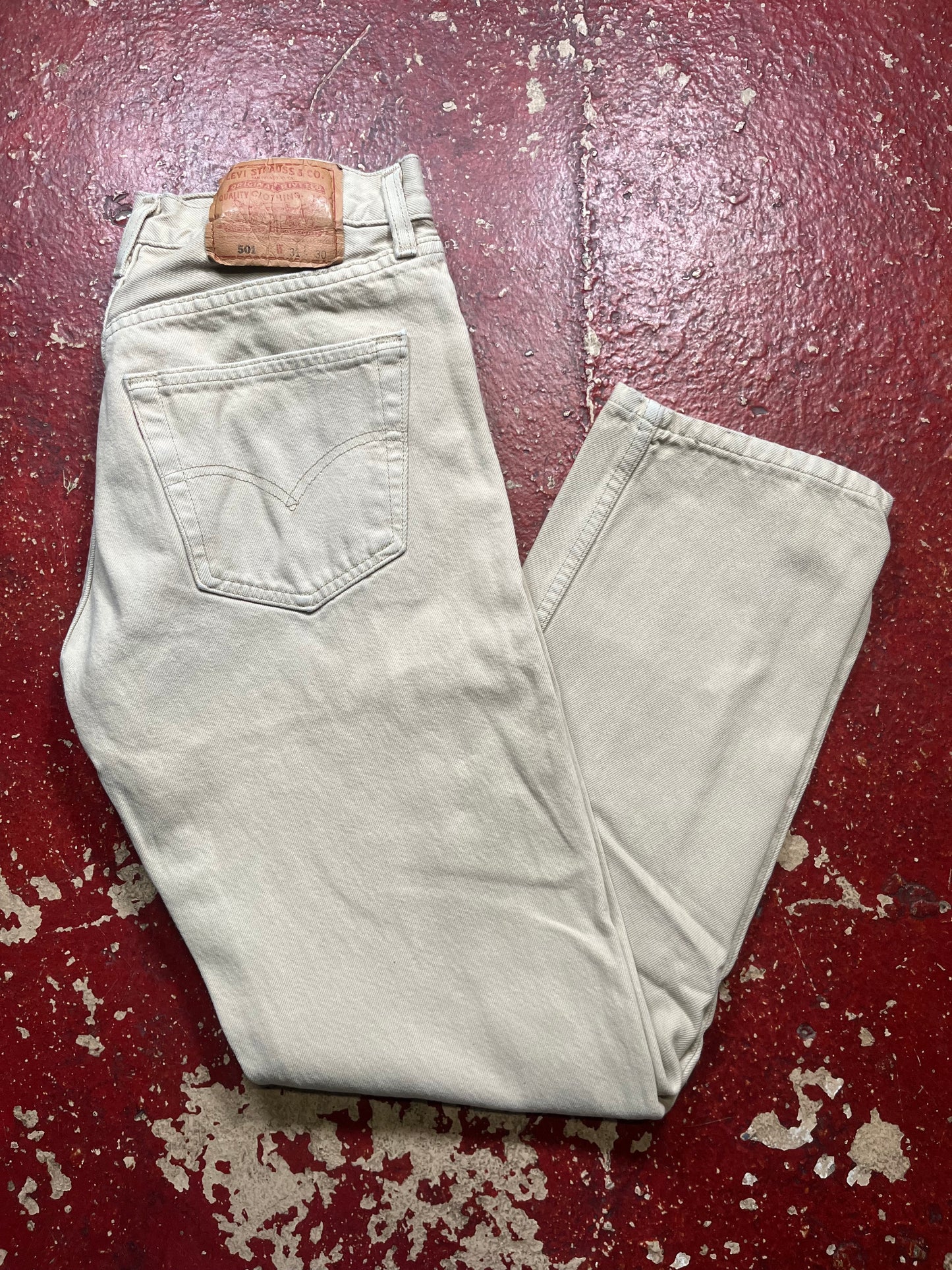 90s Levis 501s Khaki Pants