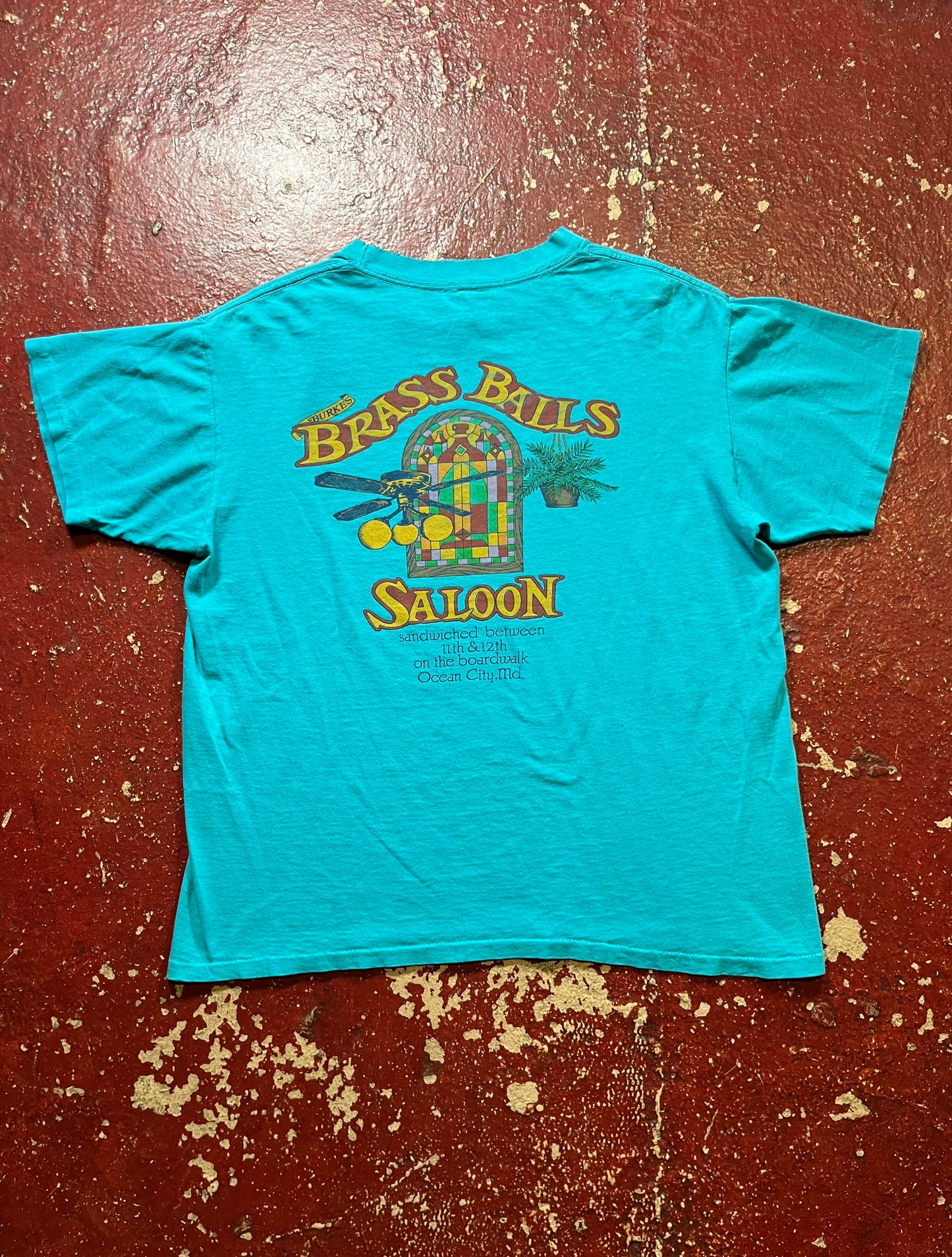 80s Brass Balls Saloon Tee