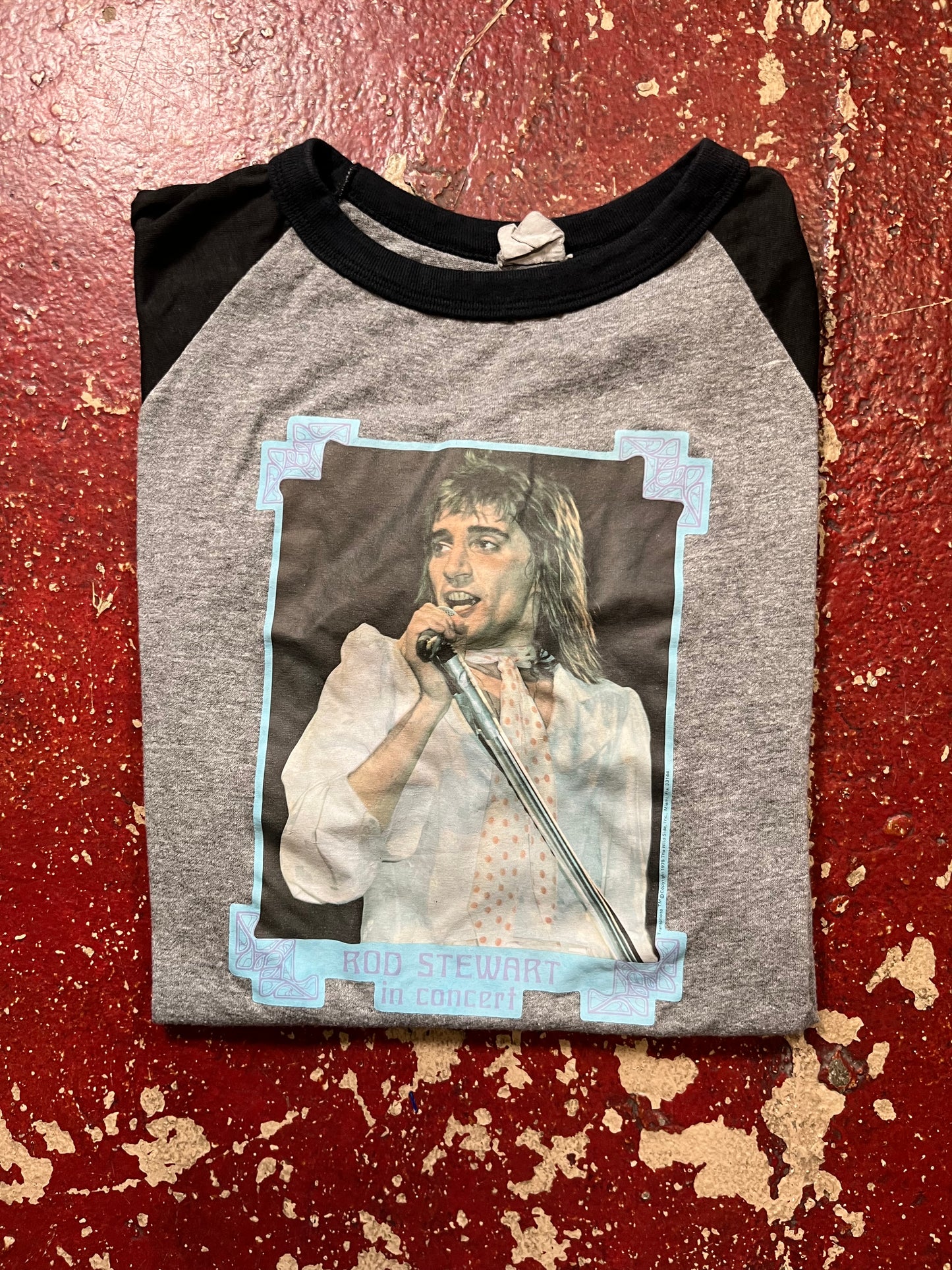 1975 Rod Stewart Quarter Sleeve Shirt