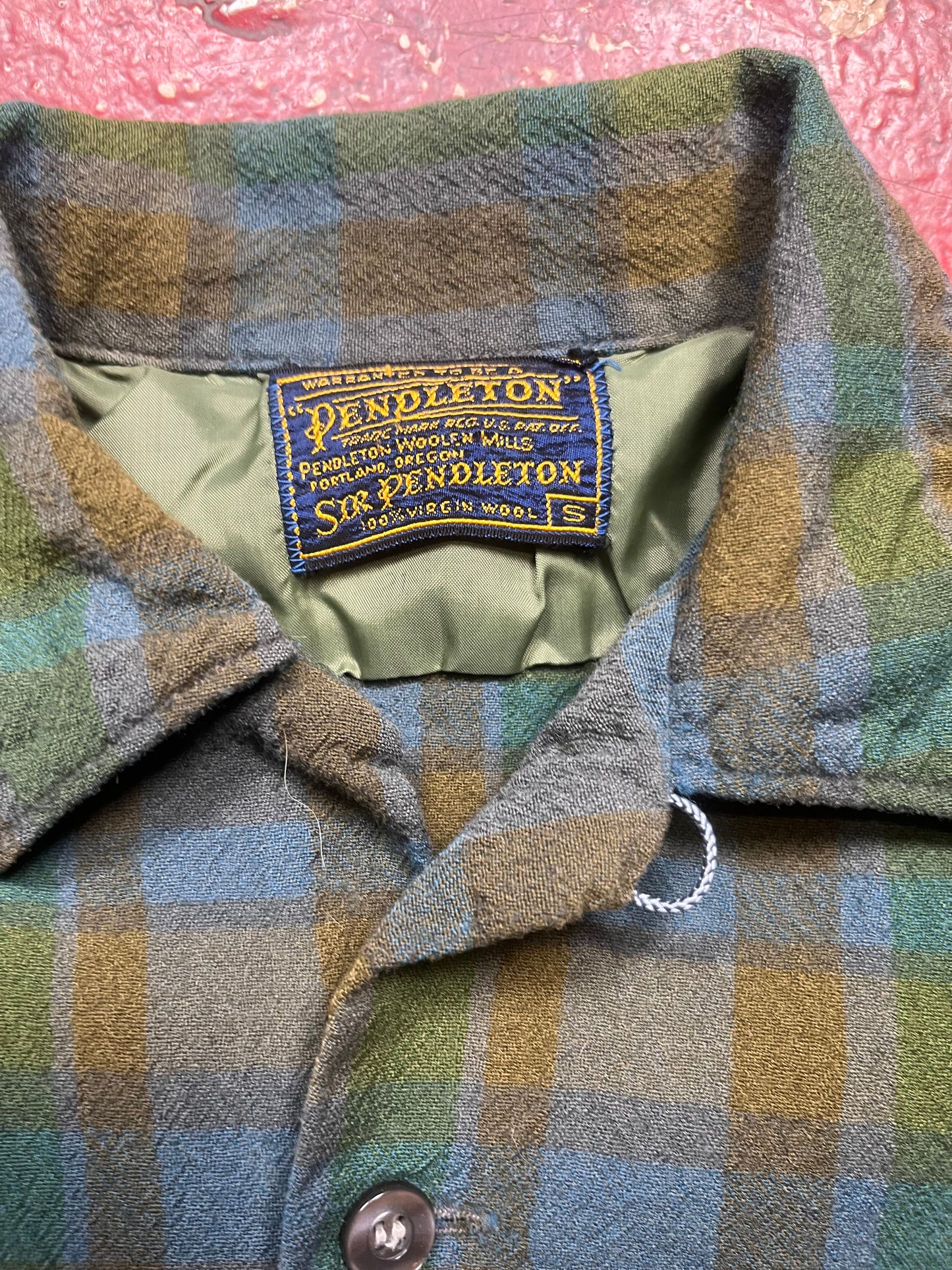 60s Pendleton Loop Collar Flannel