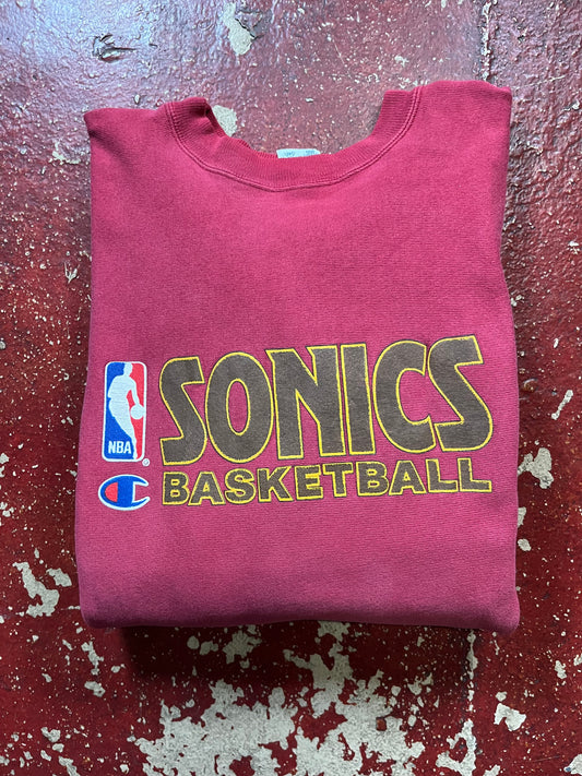 90s Champion Reverse Weave Seattle Sonics Crewneck
