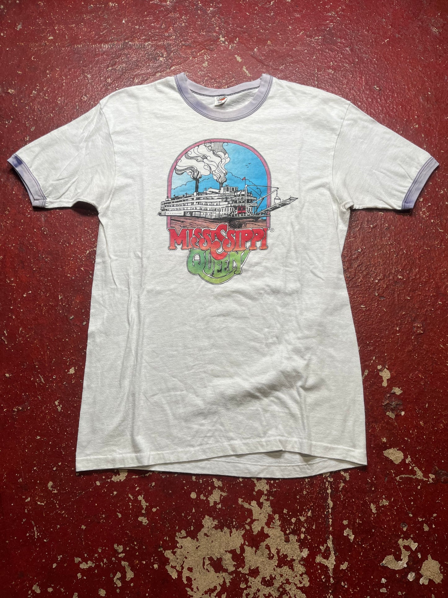 70s Mississippi Queen Ringer Tee