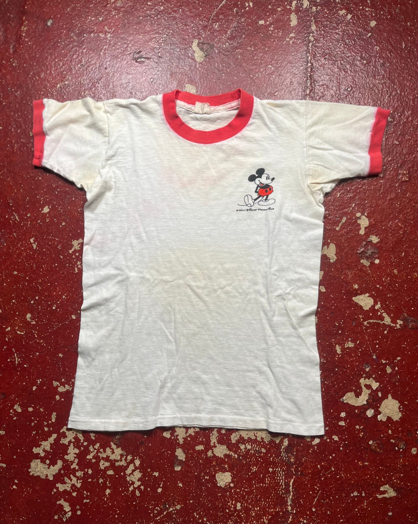 70s Mickey Mouse Ringer Tee