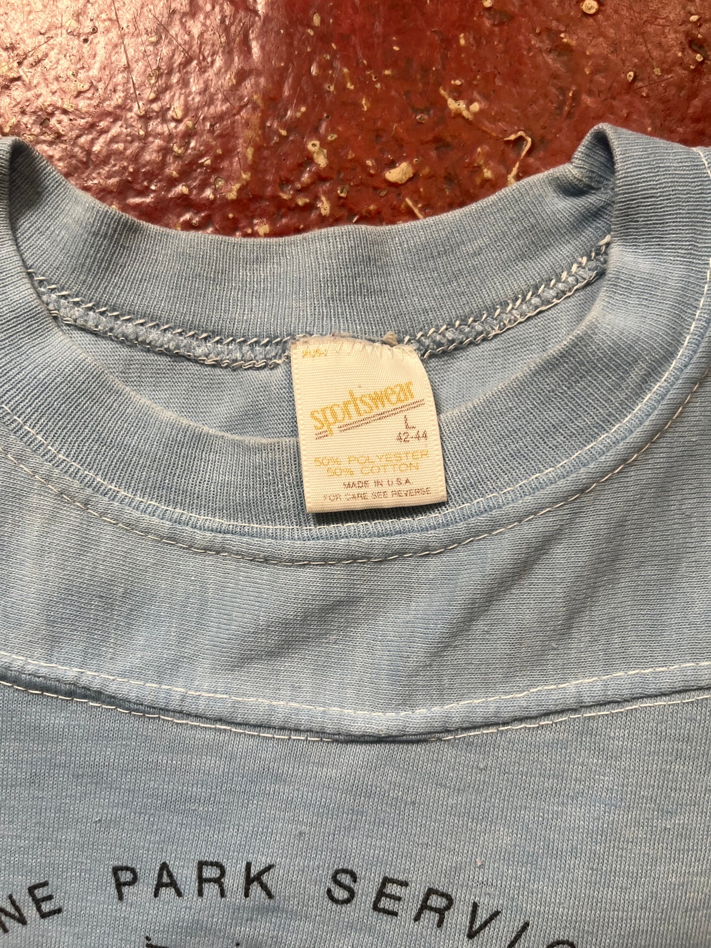 1981 Yellowstone Park Service Stations Quarter Sleeve Shirt