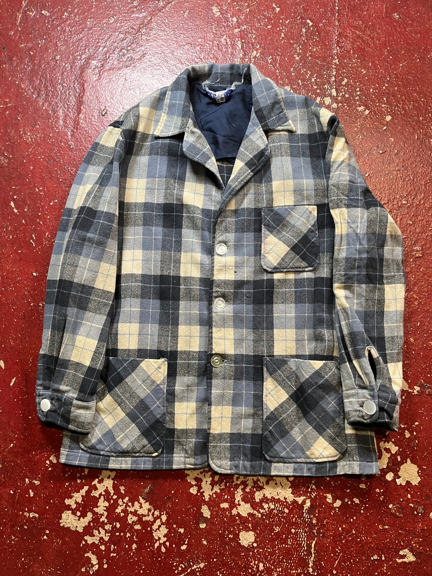 50s Hercules 49er Wool Long Sleeve Shirt