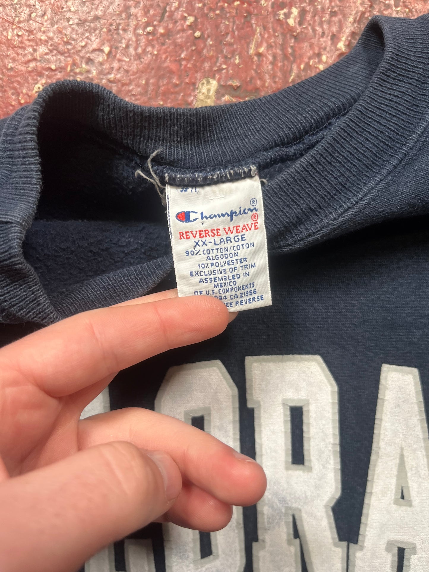 90s Champion Reverse Weave Colorado School Of Mines Crewneck