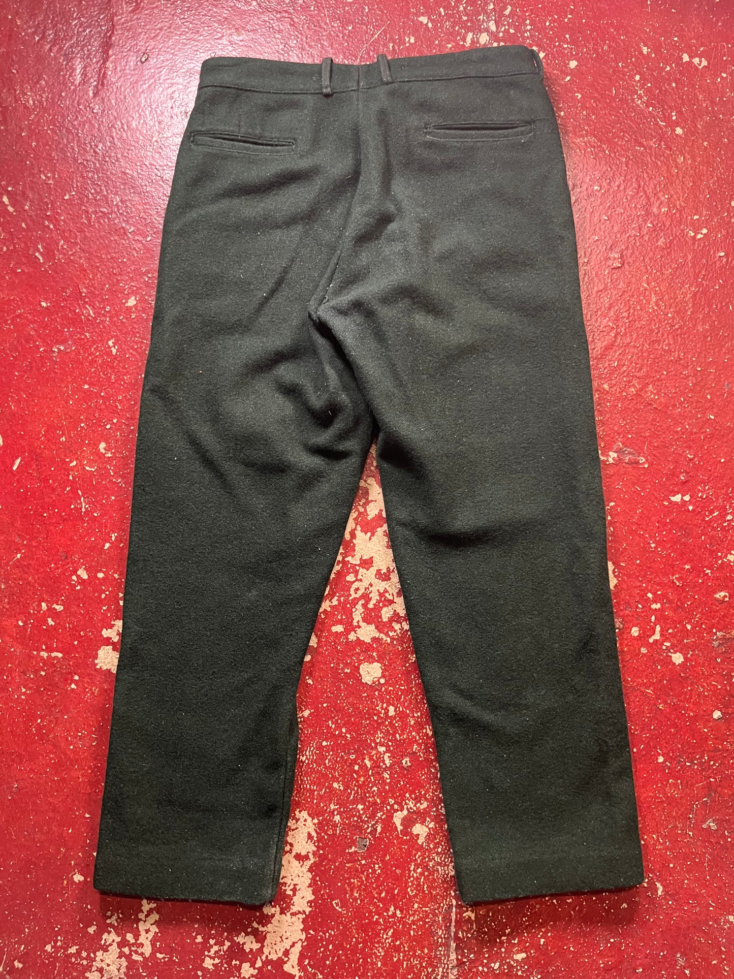 60s LL Bean Green Wool Pants