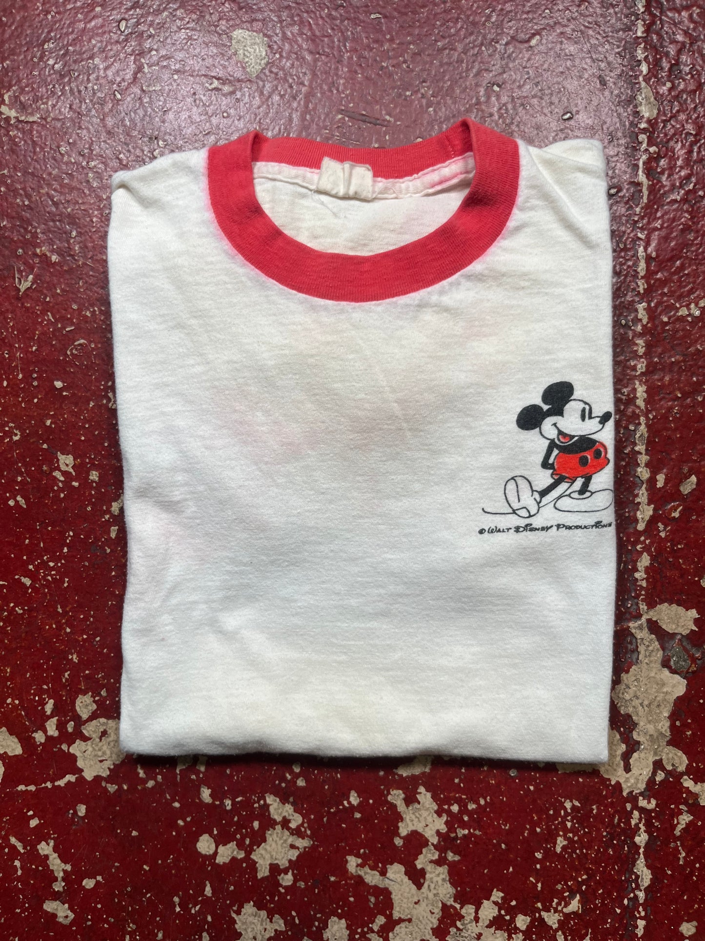 70s Mickey Mouse Ringer Tee