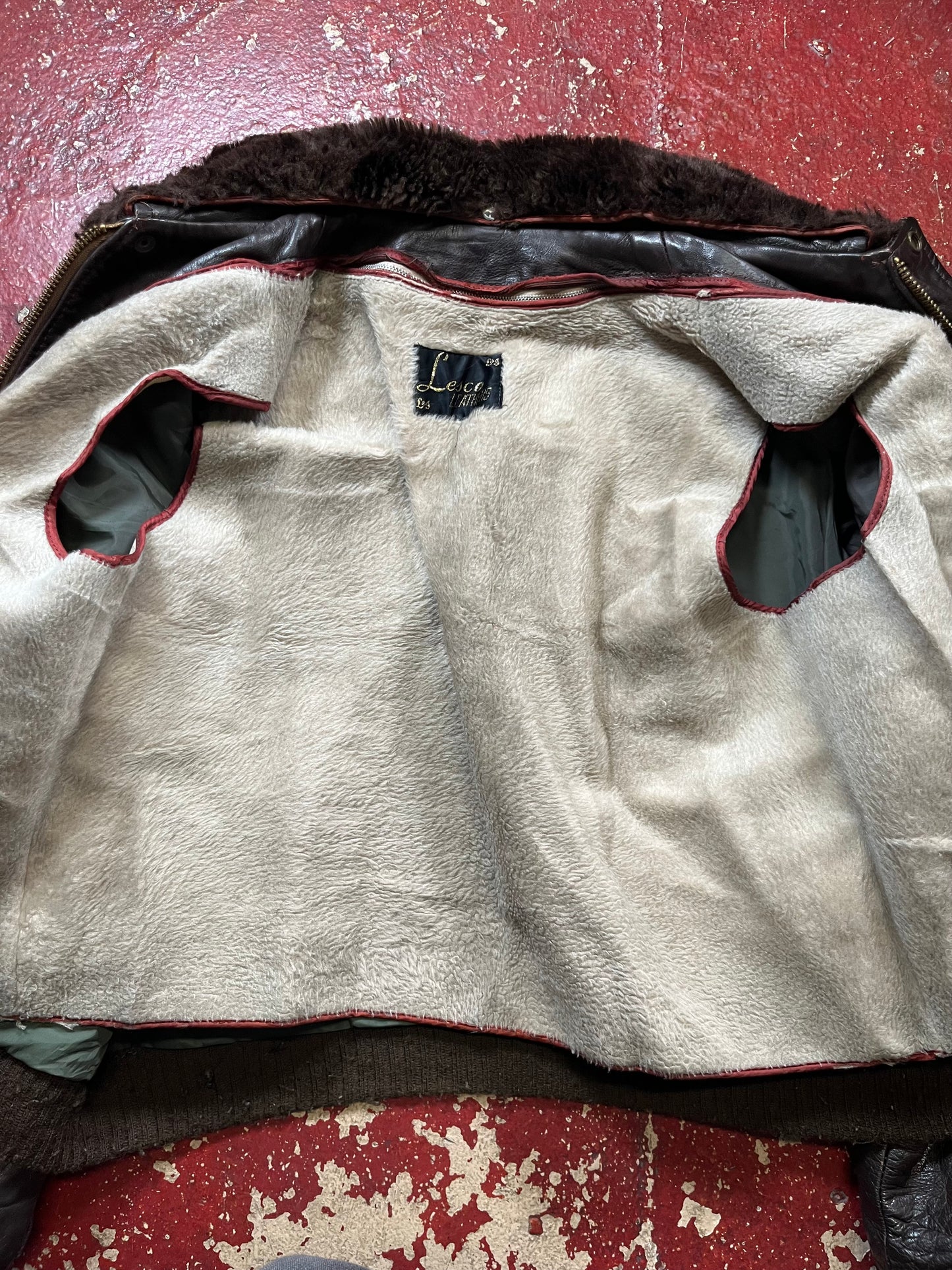 60s Lesco Leather Jacket