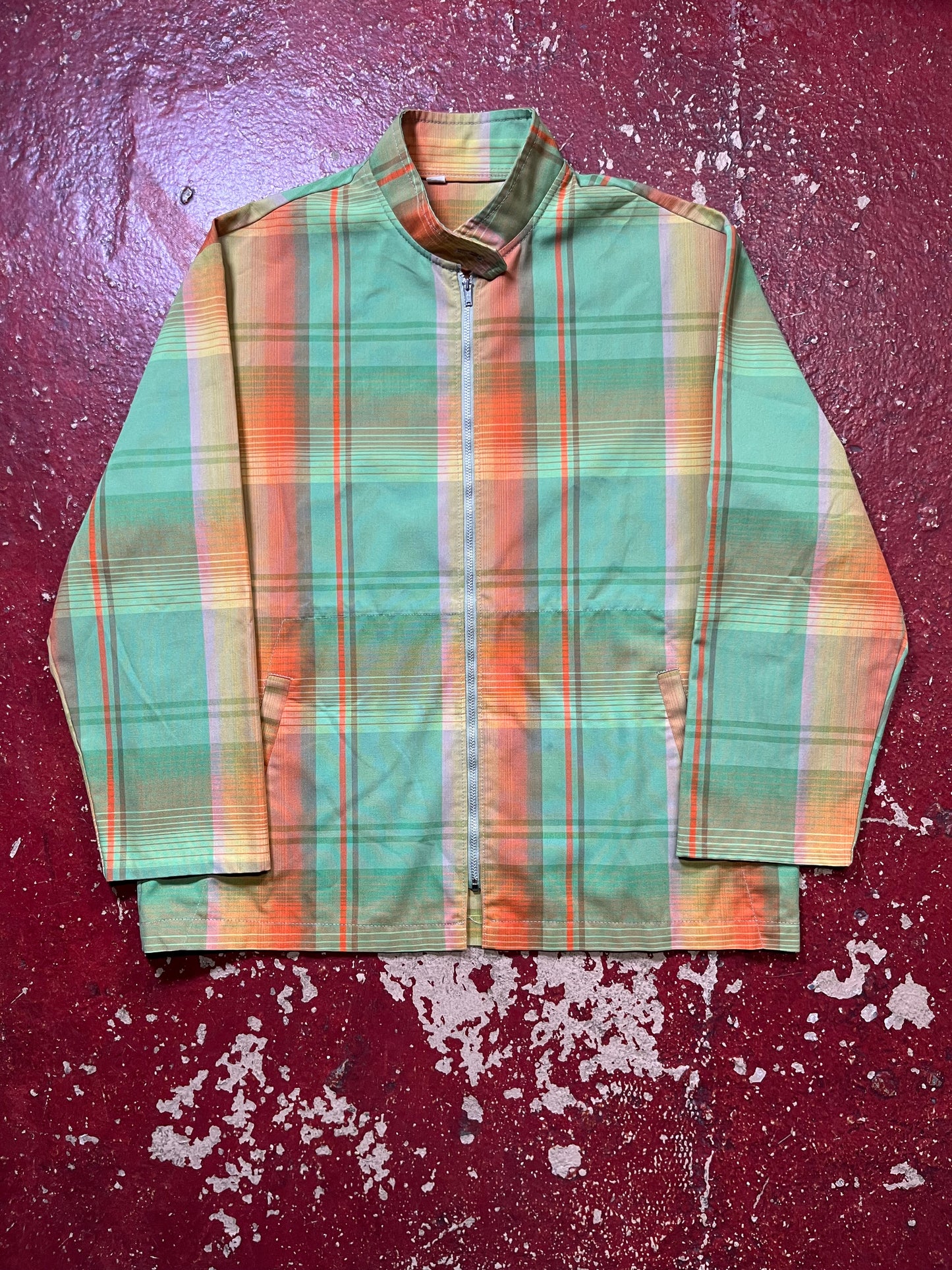 60s/70s Green & Orange Jacket