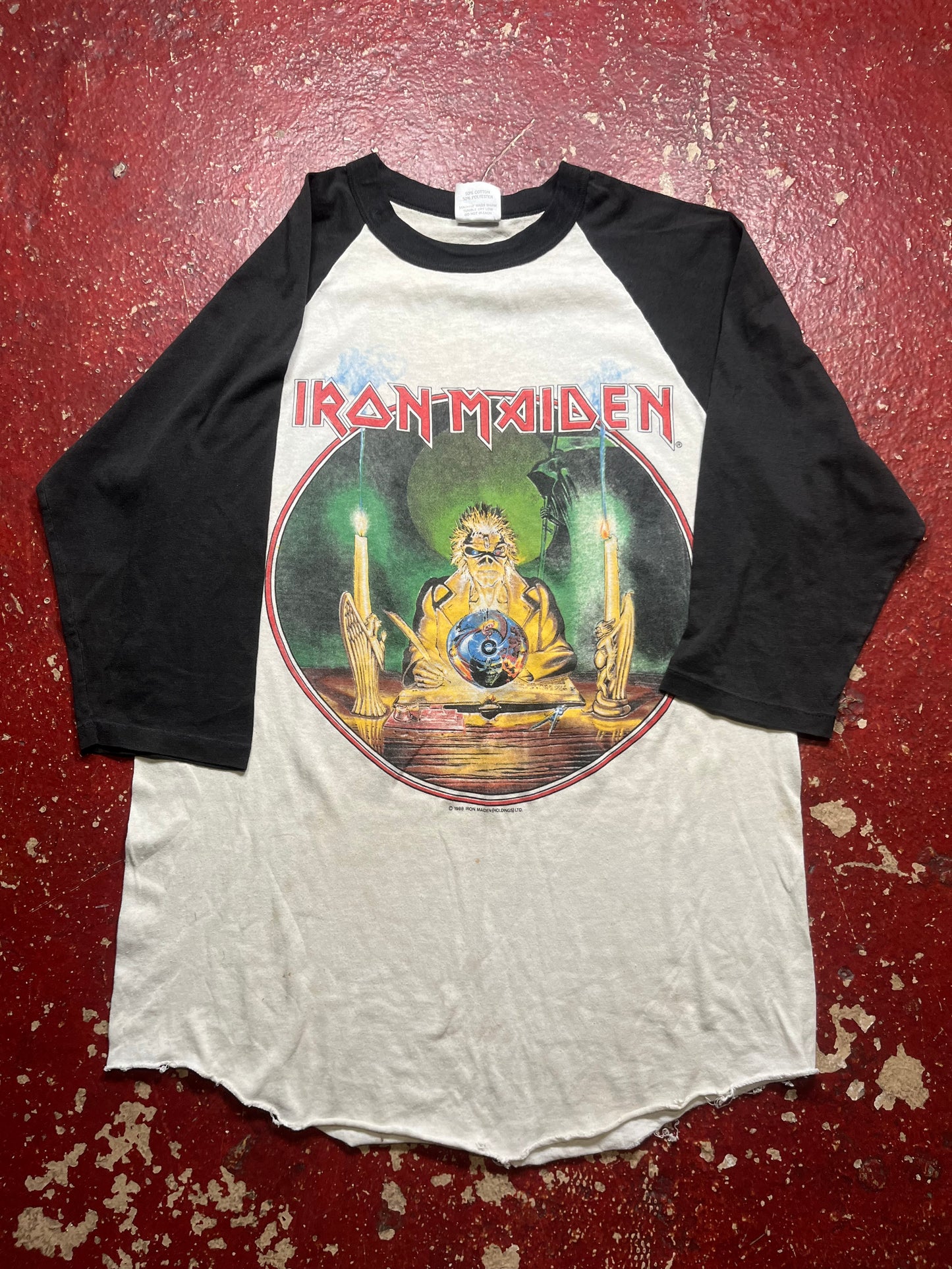 1988 Iron Maiden Quarter Sleeve Shirt