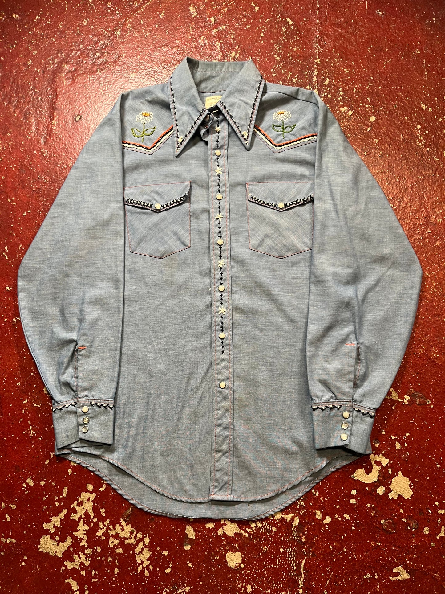 70s Big Mac Sun Chambray Long Sleeve Shirt
