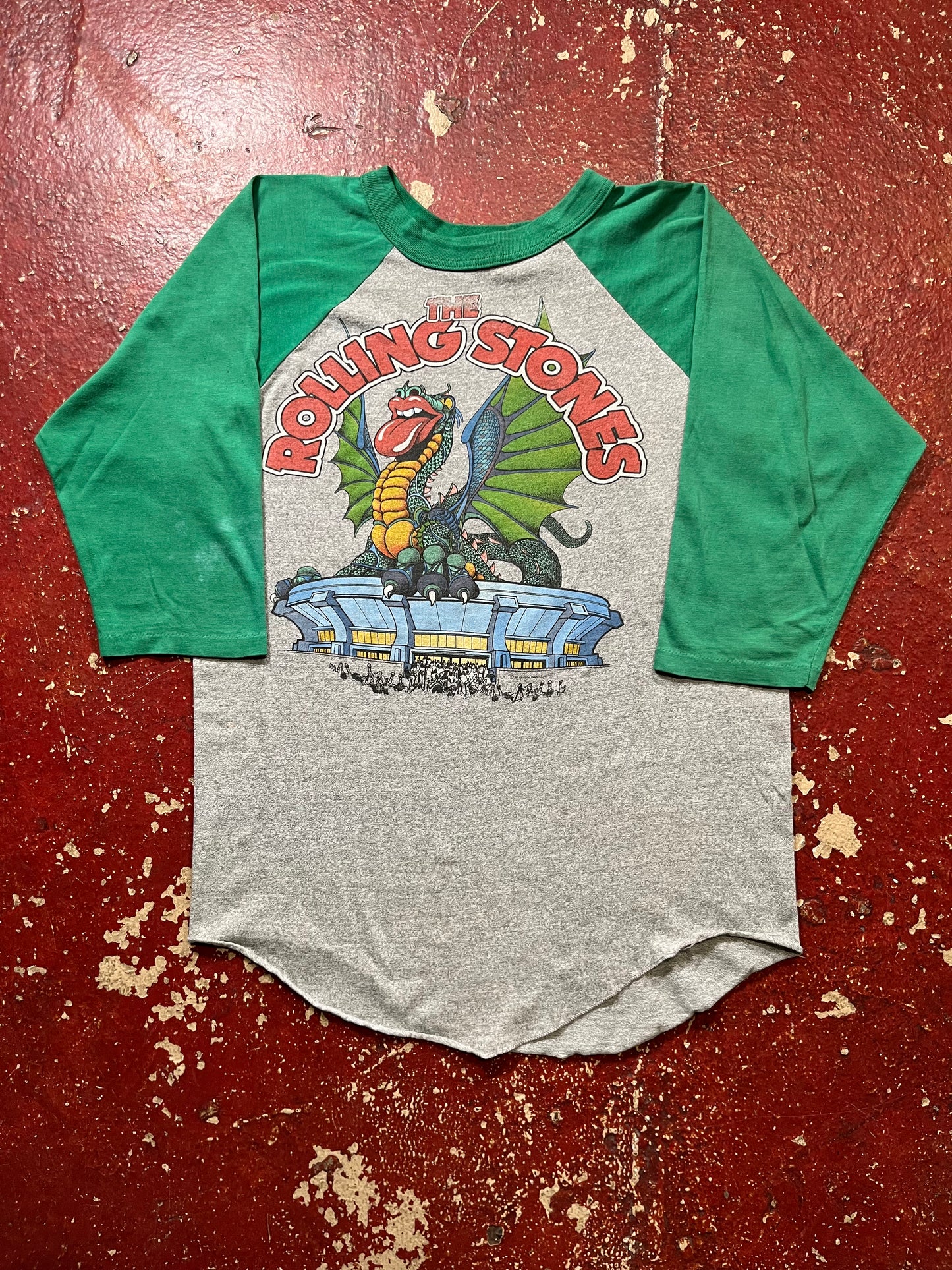 1981 Rolling Stones San Diego Quarter Sleeve Shirt