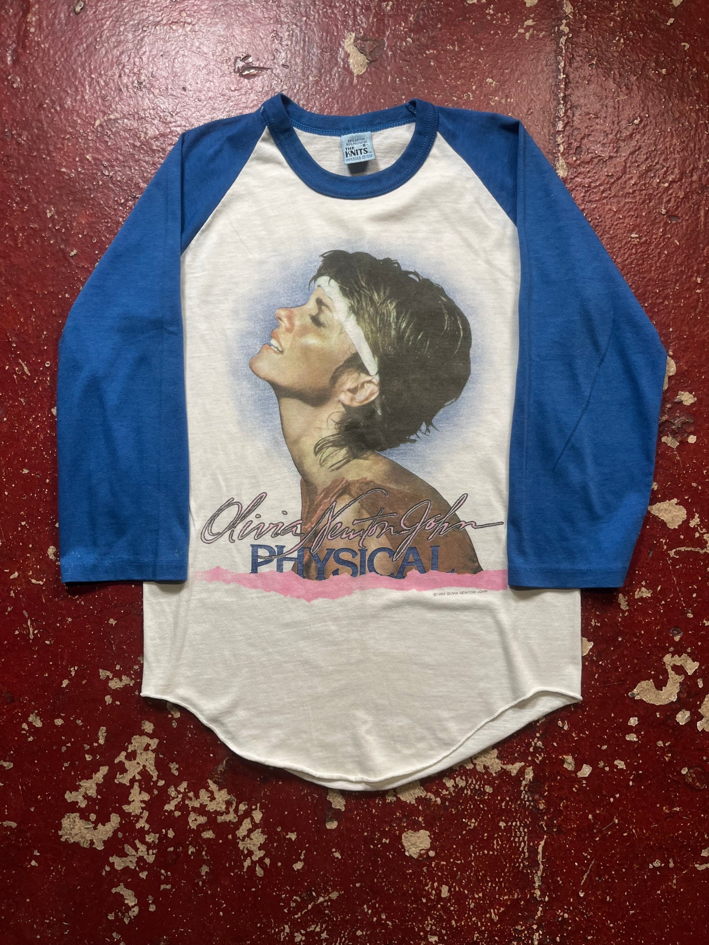 1982 Olivia Newton John “Physical” Quarter Sleeve Shirt