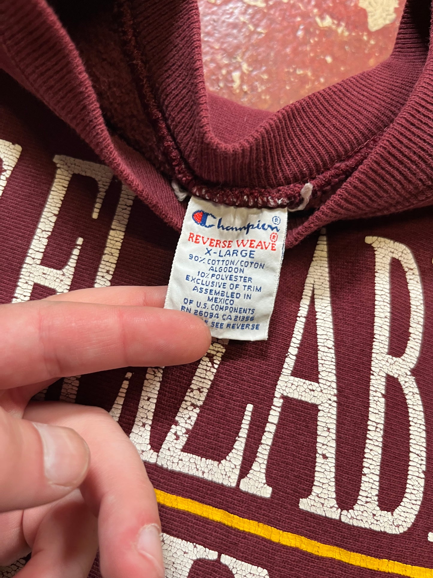 90s Champion Reverse Weave St Elizabeth Crewneck